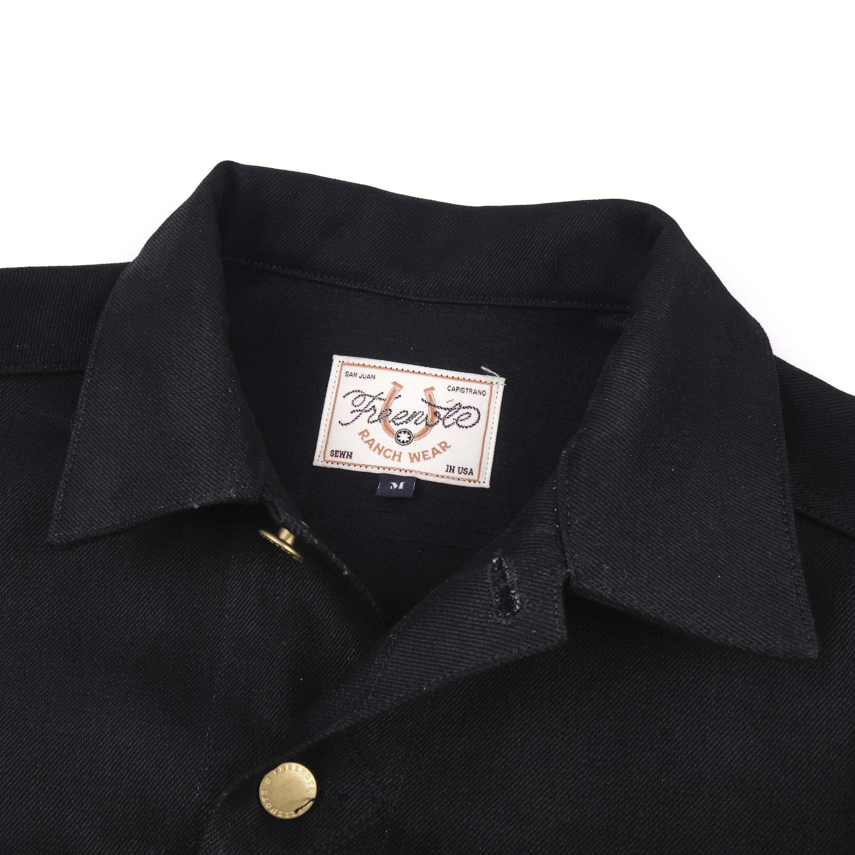 High Low | 15.75 Ounce Black Denim Jacket