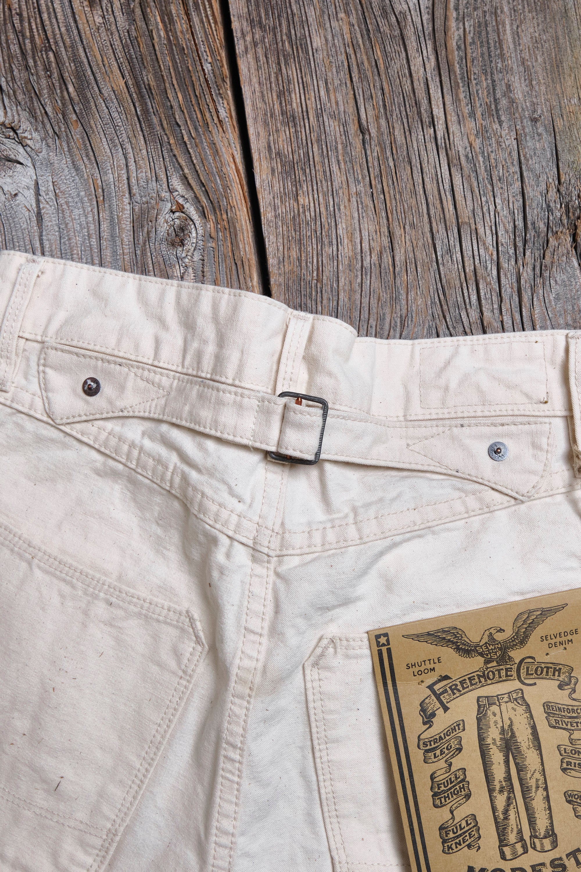 Modesto Buckleback 11 Ounce Natural Canvas