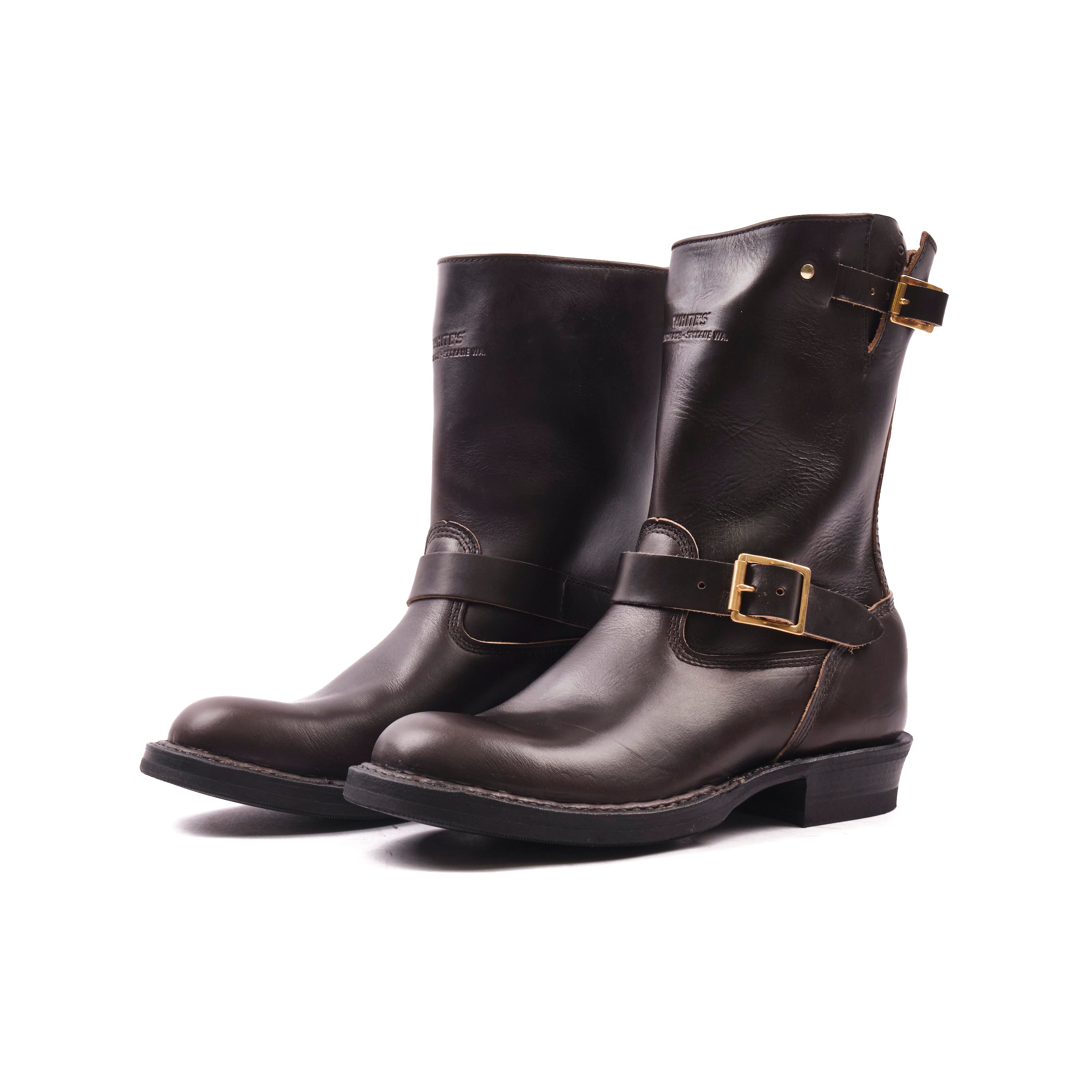 PREORDER - FREENOTE CLOTH X WHITE'S BOOTS - GRIZZLY ENGINEER - BLACK BROWN CXL