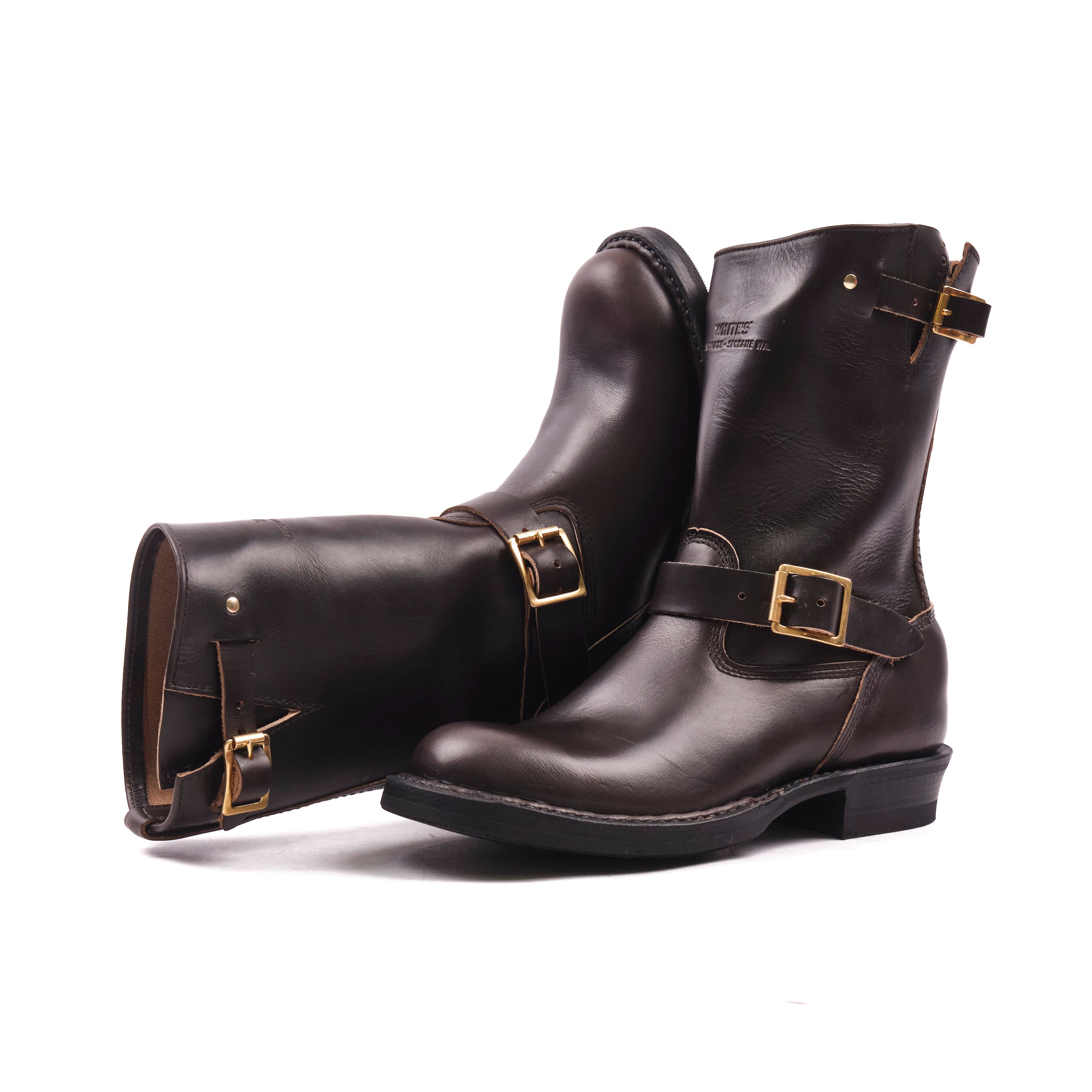 PREORDER - FREENOTE CLOTH X WHITE'S BOOTS - GRIZZLY ENGINEER - BLACK BROWN CXL