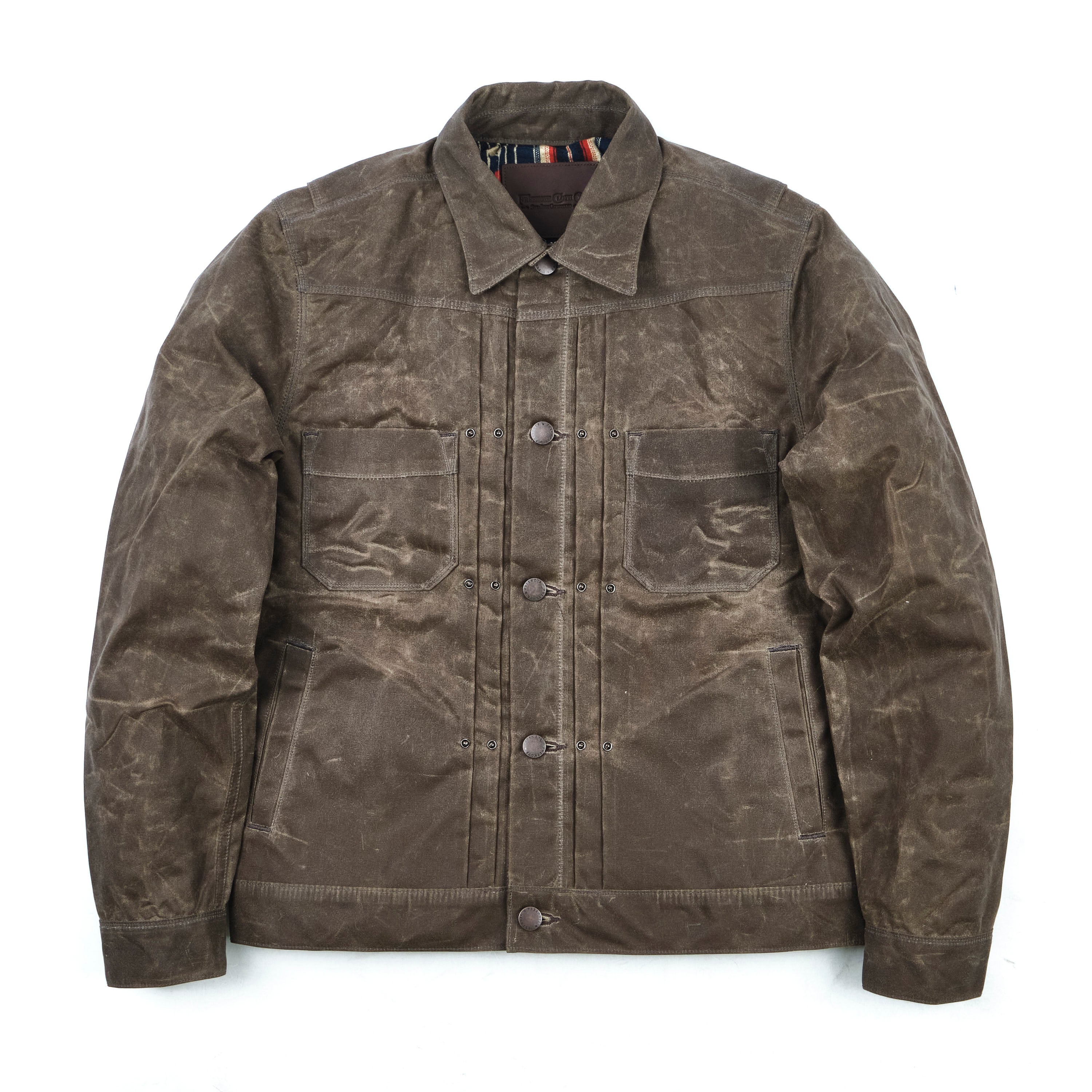 Riders Jacket Waxed Canvas | Oak