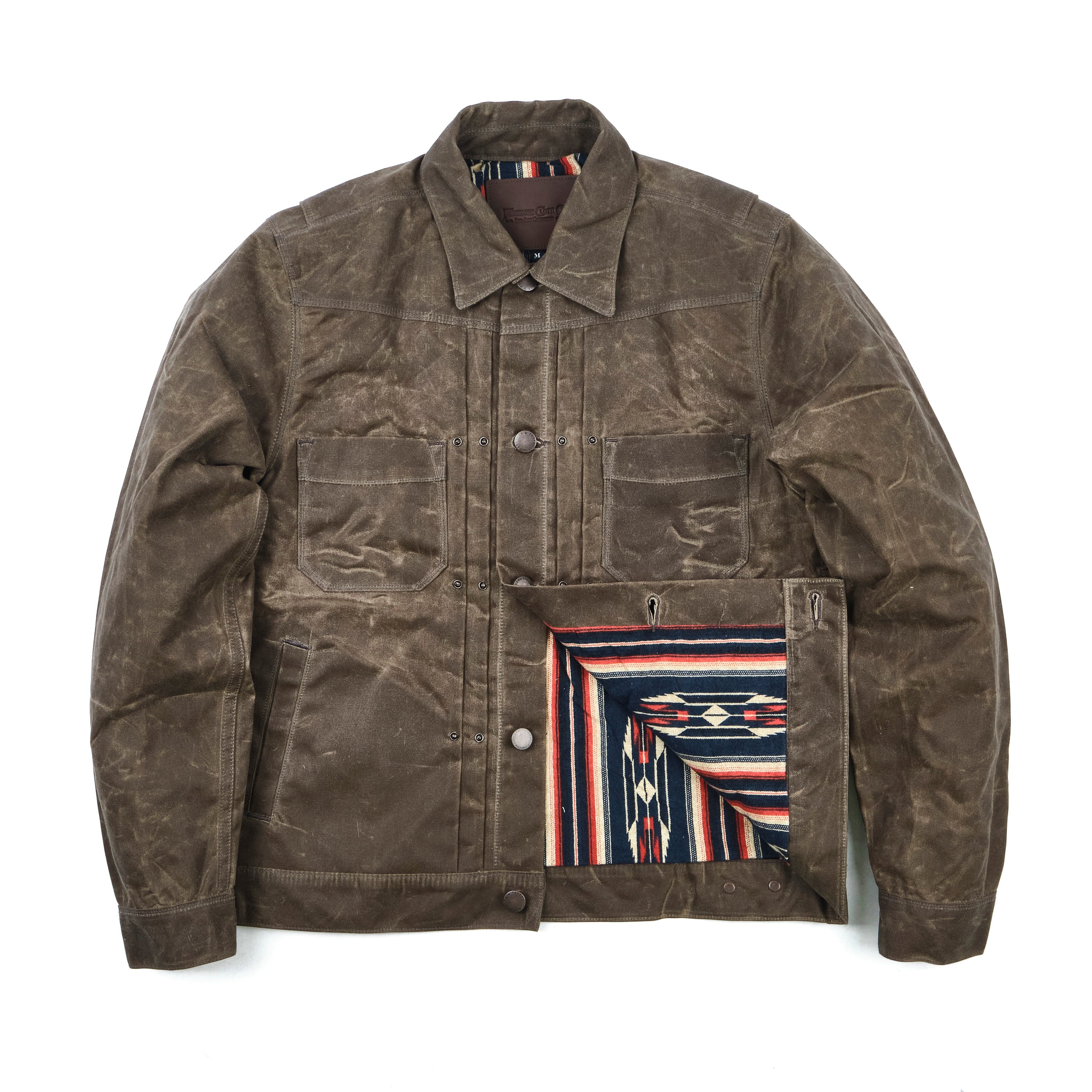 Riders Jacket Waxed Canvas | Oak