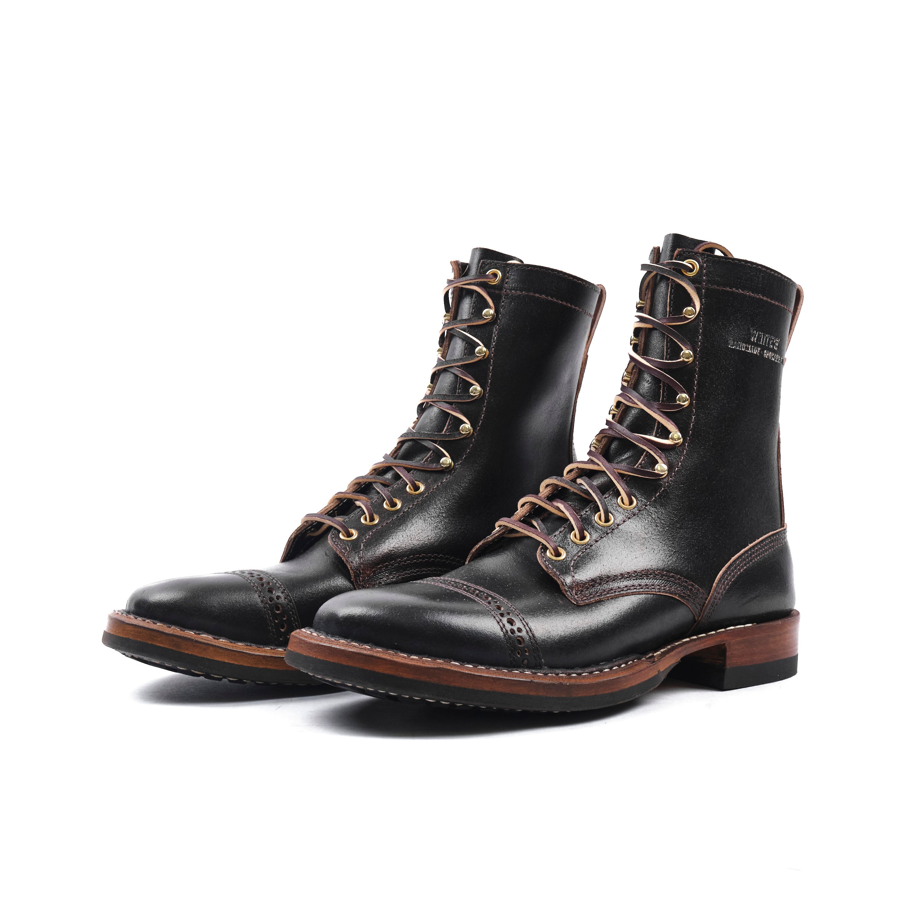 PREORDER - FREENOTE CLOTH X WHITE'S BOOTS - PARATROOPER BOOT - 9338 LAST - HORWEEN BROWN WAXED FLESH