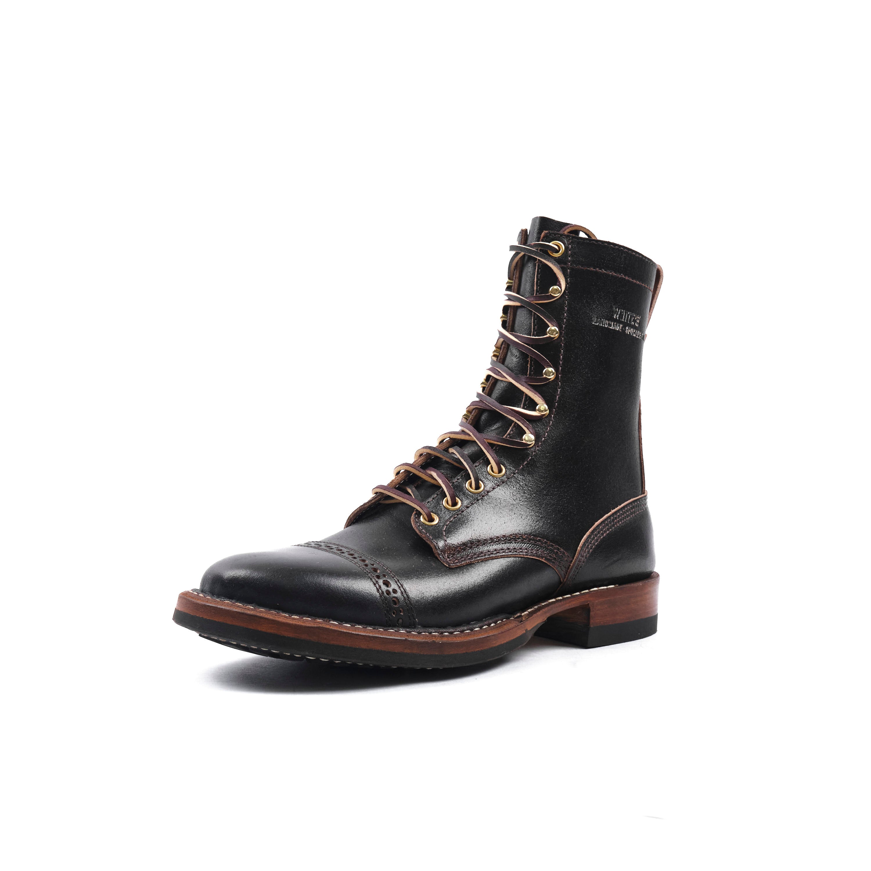 PREORDER - FREENOTE CLOTH X WHITE'S BOOTS - PARATROOPER BOOT - 9338 LAST - HORWEEN BROWN WAXED FLESH