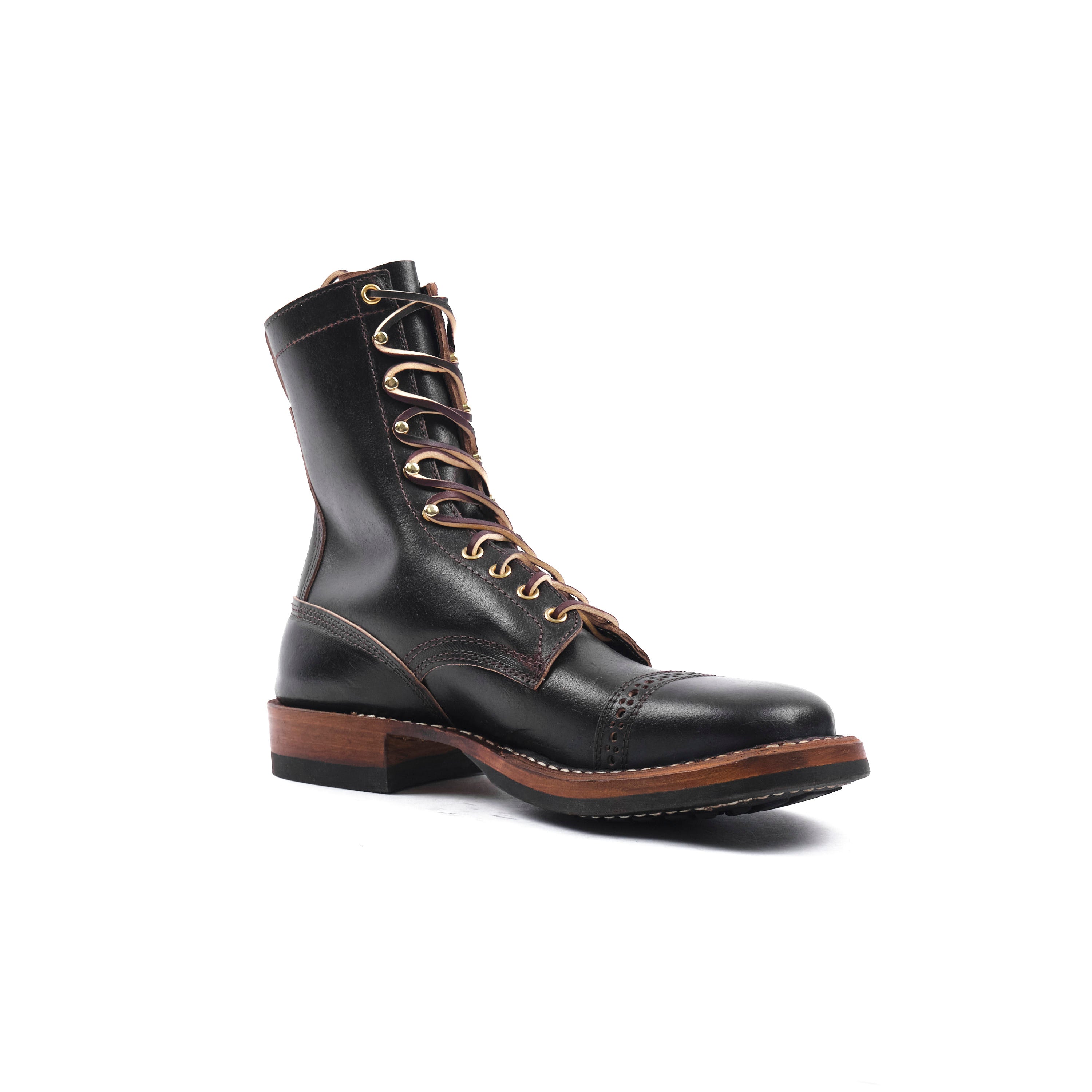 PREORDER - FREENOTE CLOTH X WHITE'S BOOTS - PARATROOPER BOOT - 9338 LAST - HORWEEN BROWN WAXED FLESH