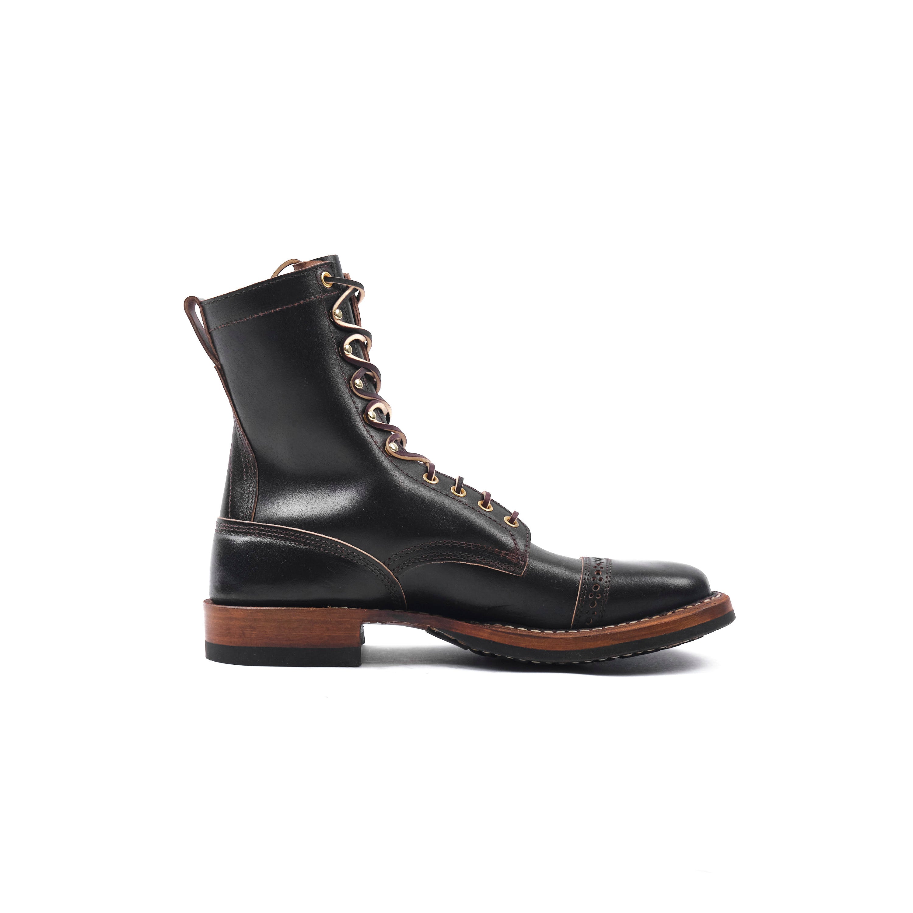 PREORDER - FREENOTE CLOTH X WHITE'S BOOTS - PARATROOPER BOOT - 9338 LAST - HORWEEN BROWN WAXED FLESH
