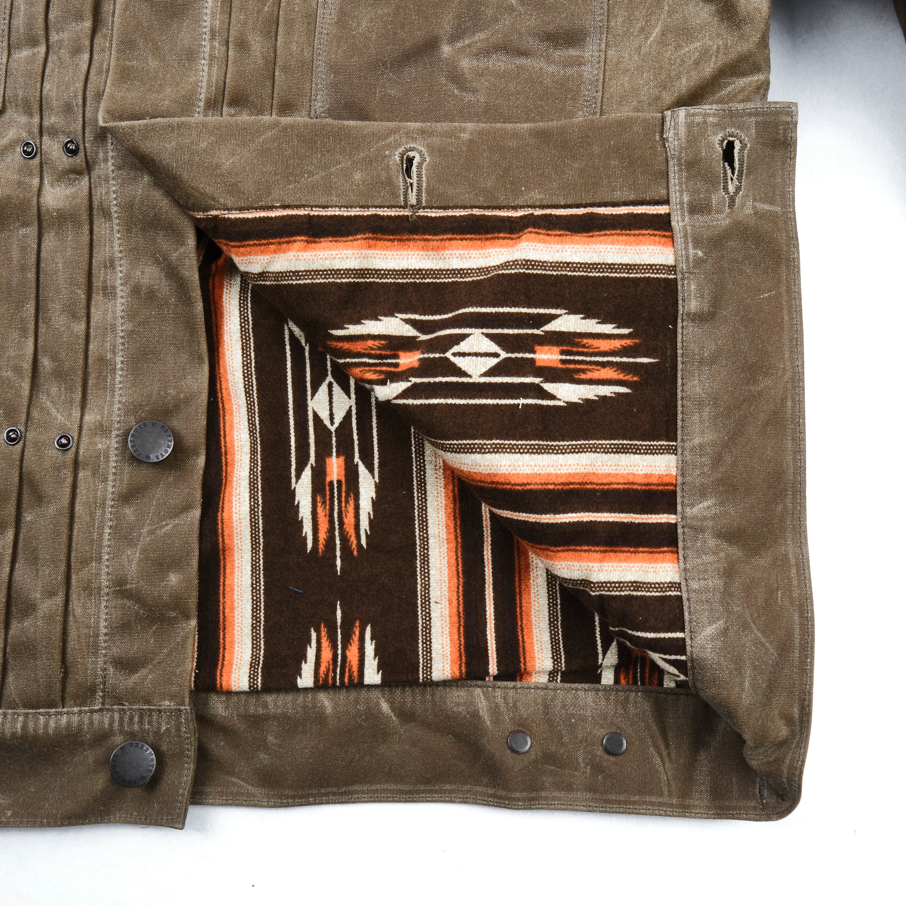 Riders Jacket Waxed Canvas | Tobacco Brown Interior
