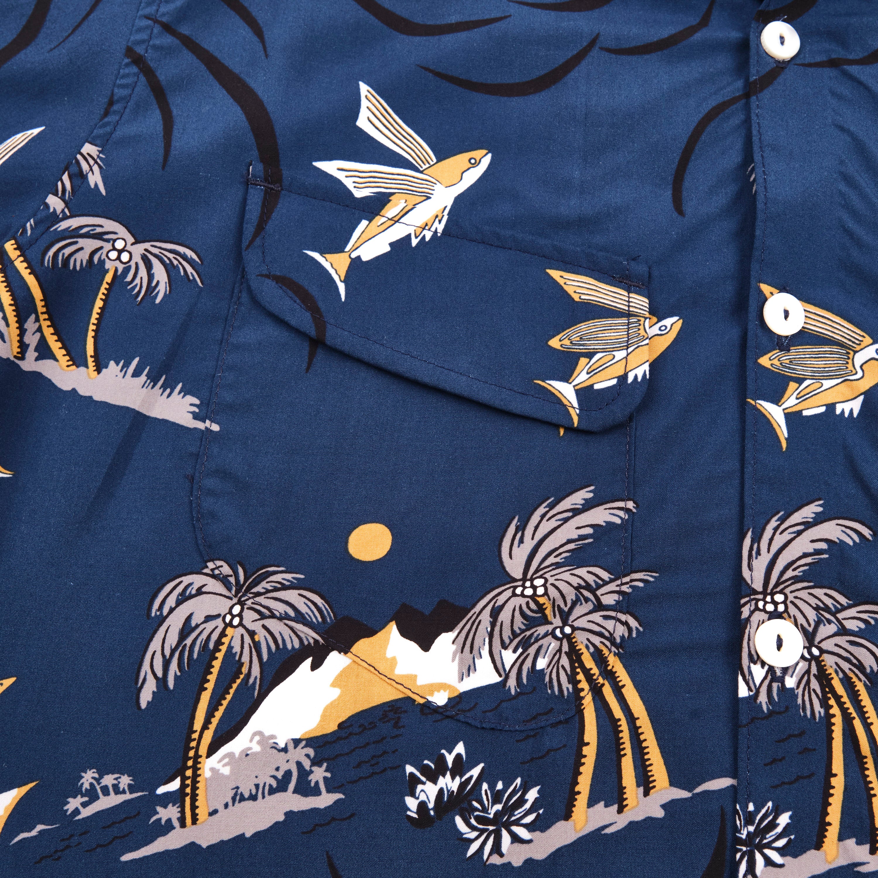 Dean Double Pocket Navy Flying Fish