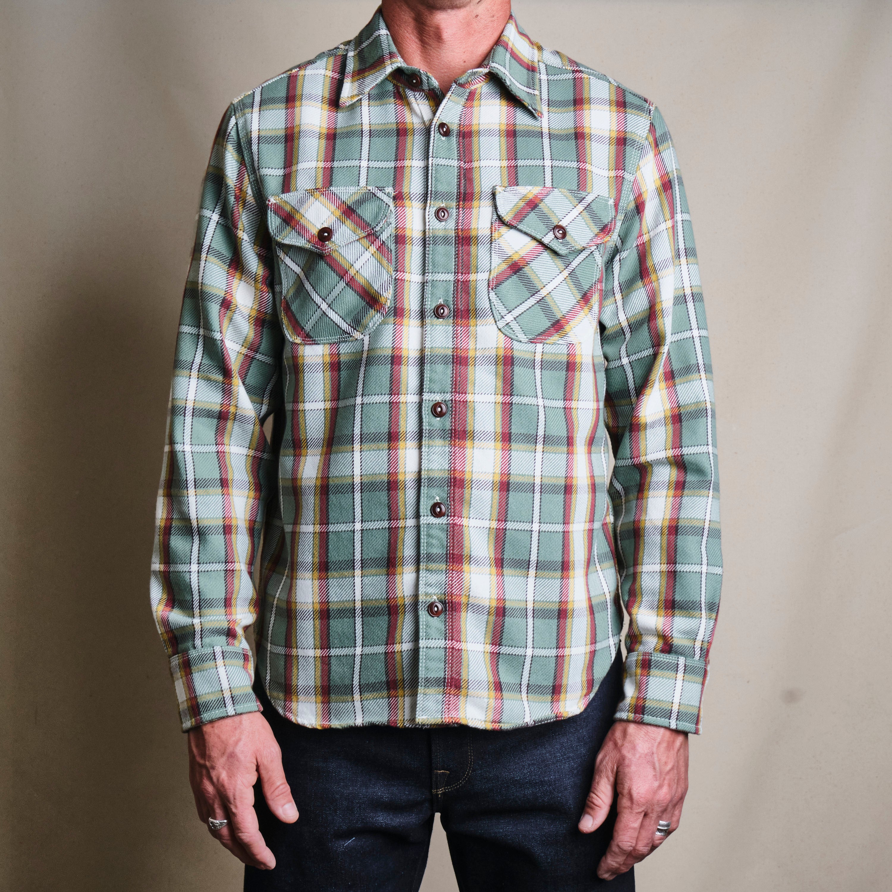 Wells | Aloe Green Plaid