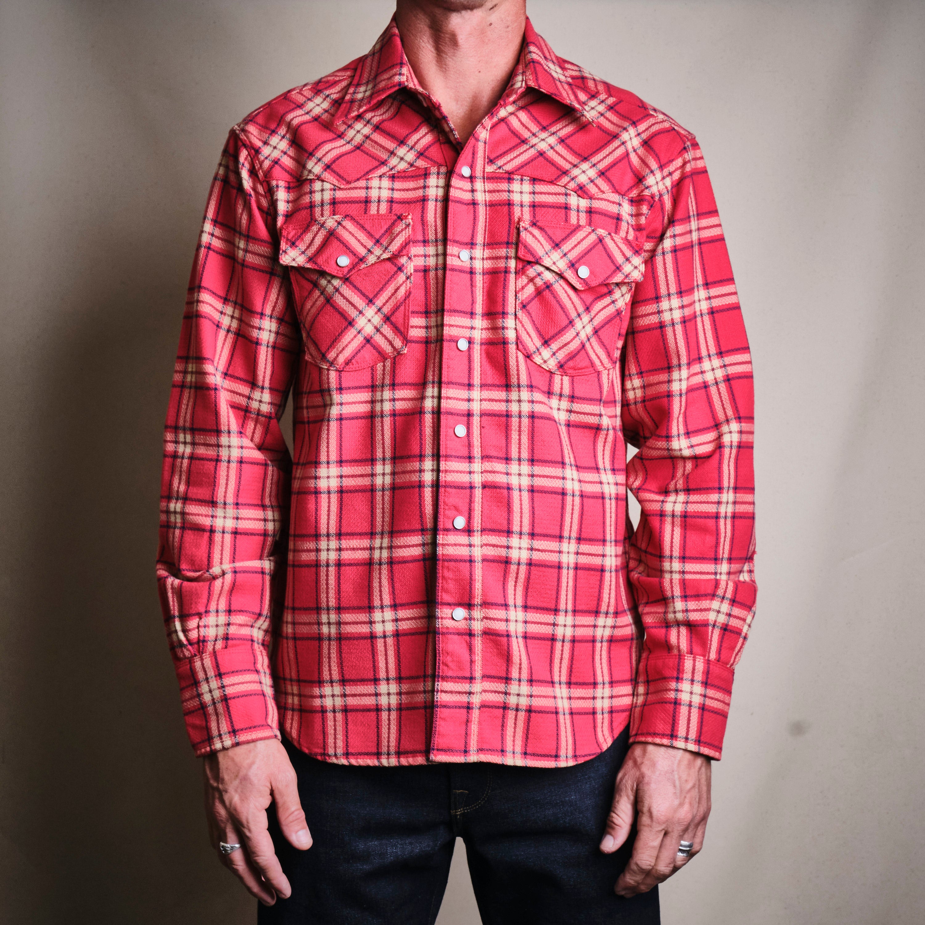 Western Scout Red Plaid
