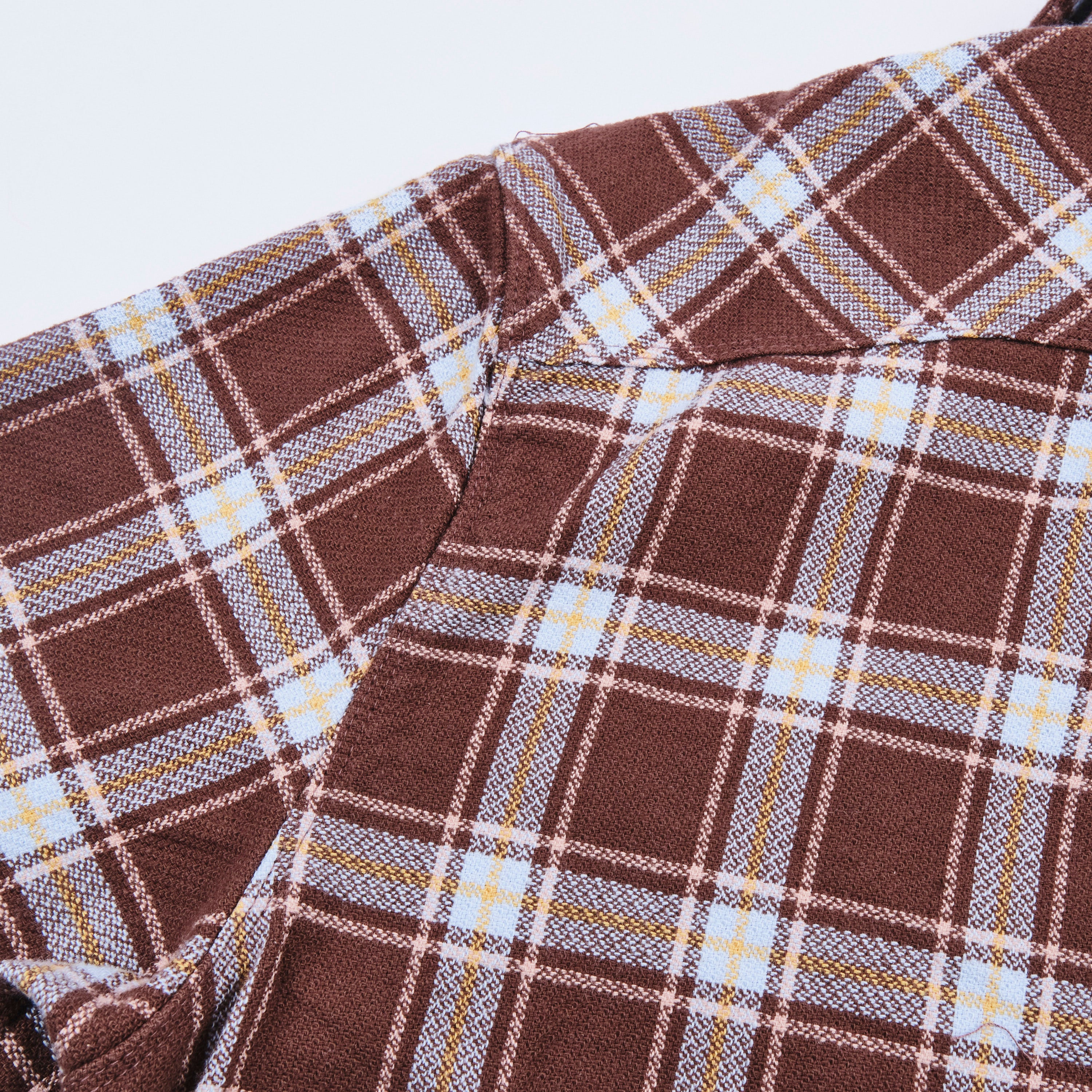 Western Scout Brown Plaid