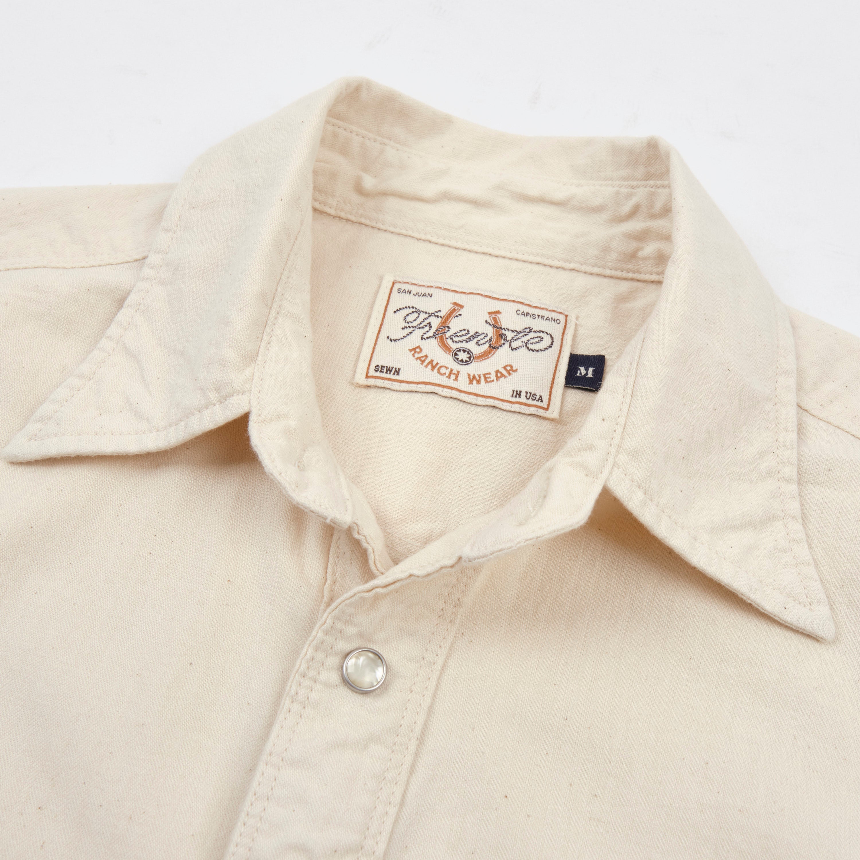 Bodie S/S Natural Herringbone