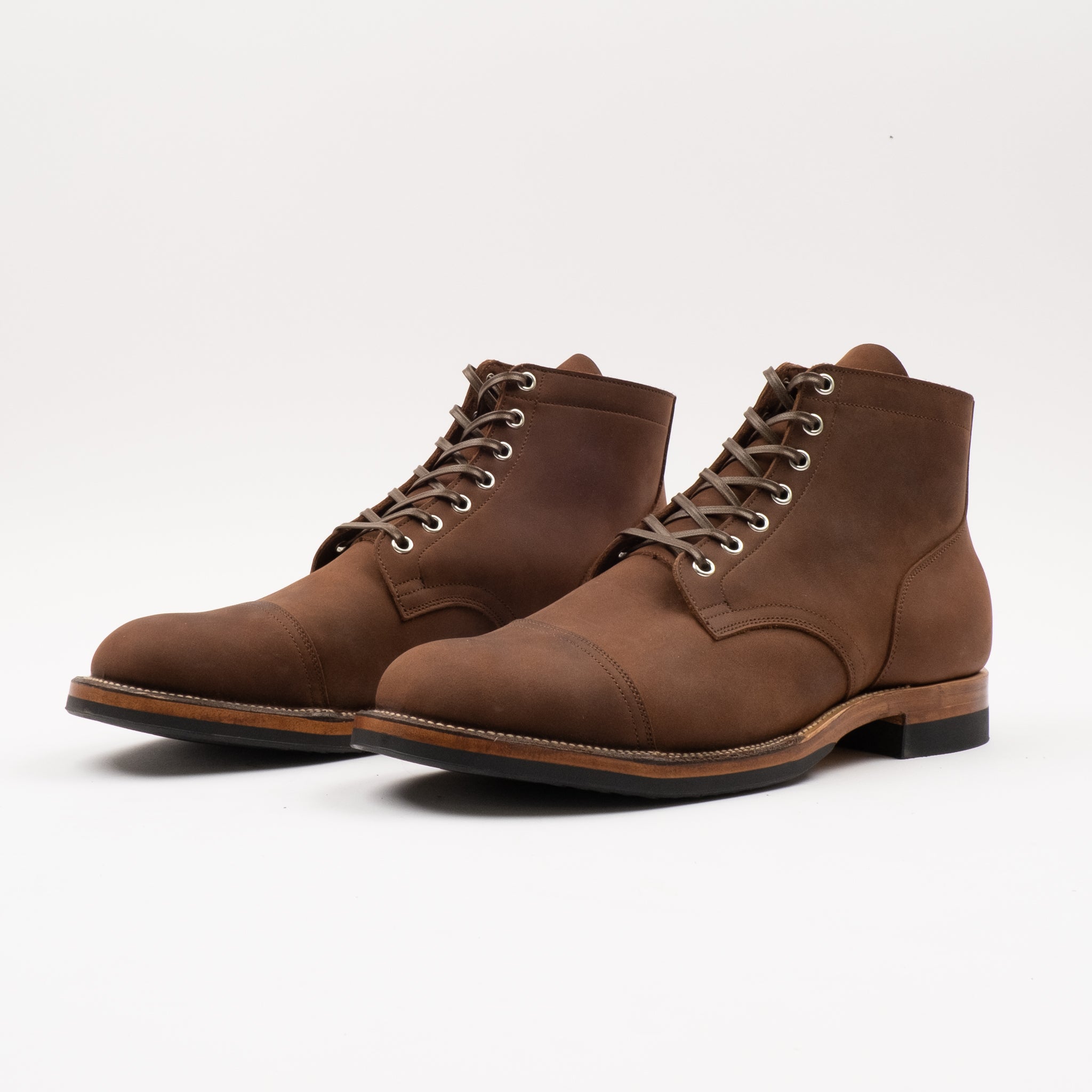 FREENOTE CLOTH X VIBERG SERVICE BOOT <span> HORWEEN TOBACCO CHAMOIS SMOOTH </span>