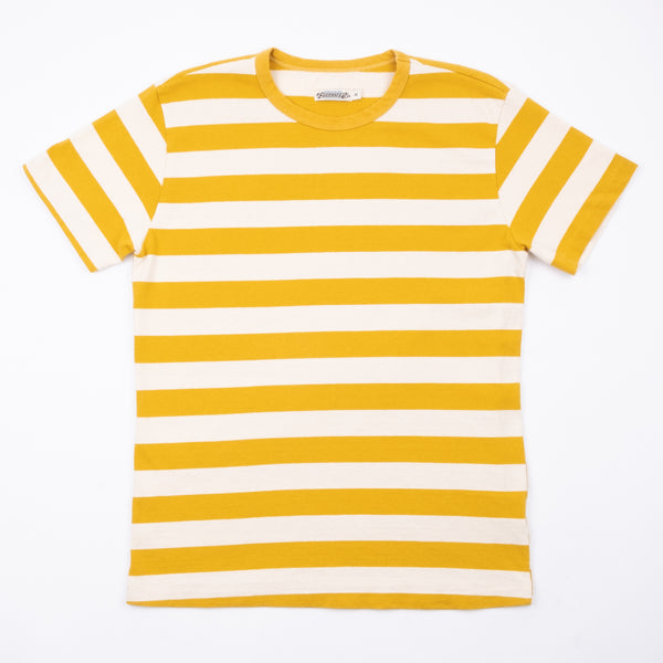 Shifter S/S Tee Mustard Stripe