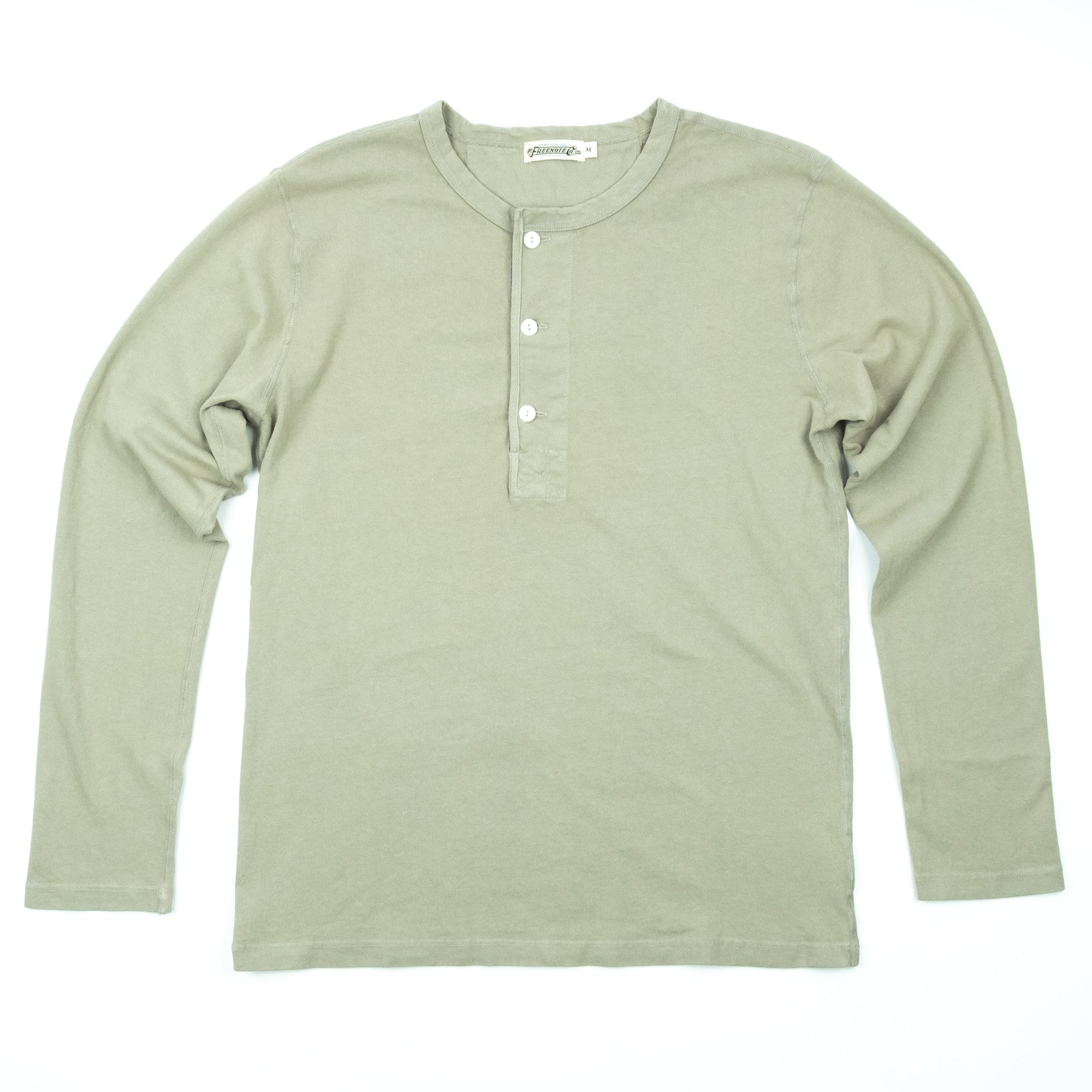 13 Ounce Henley L/S <span>Sage</span>