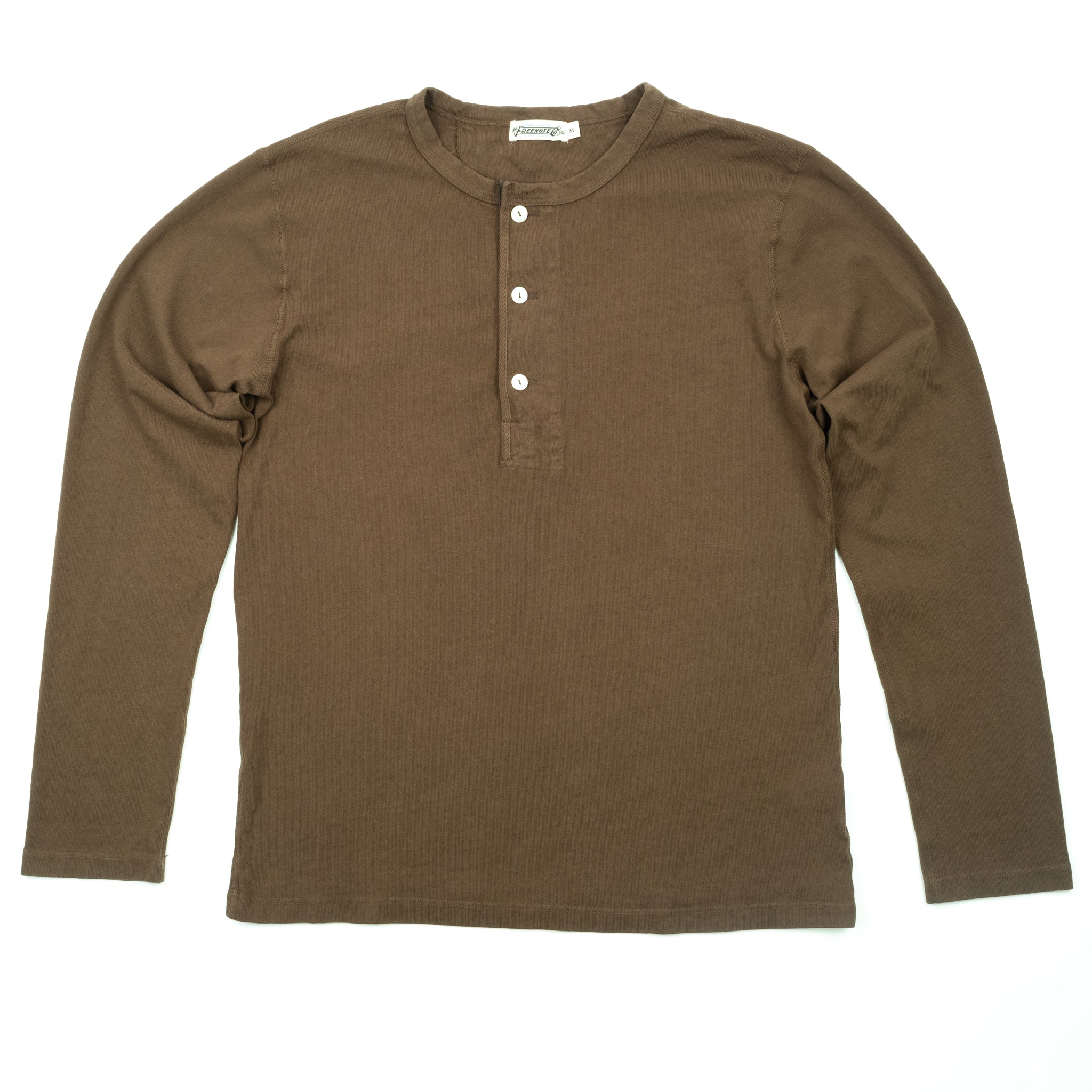 13 Ounce Henley L/S Cedar