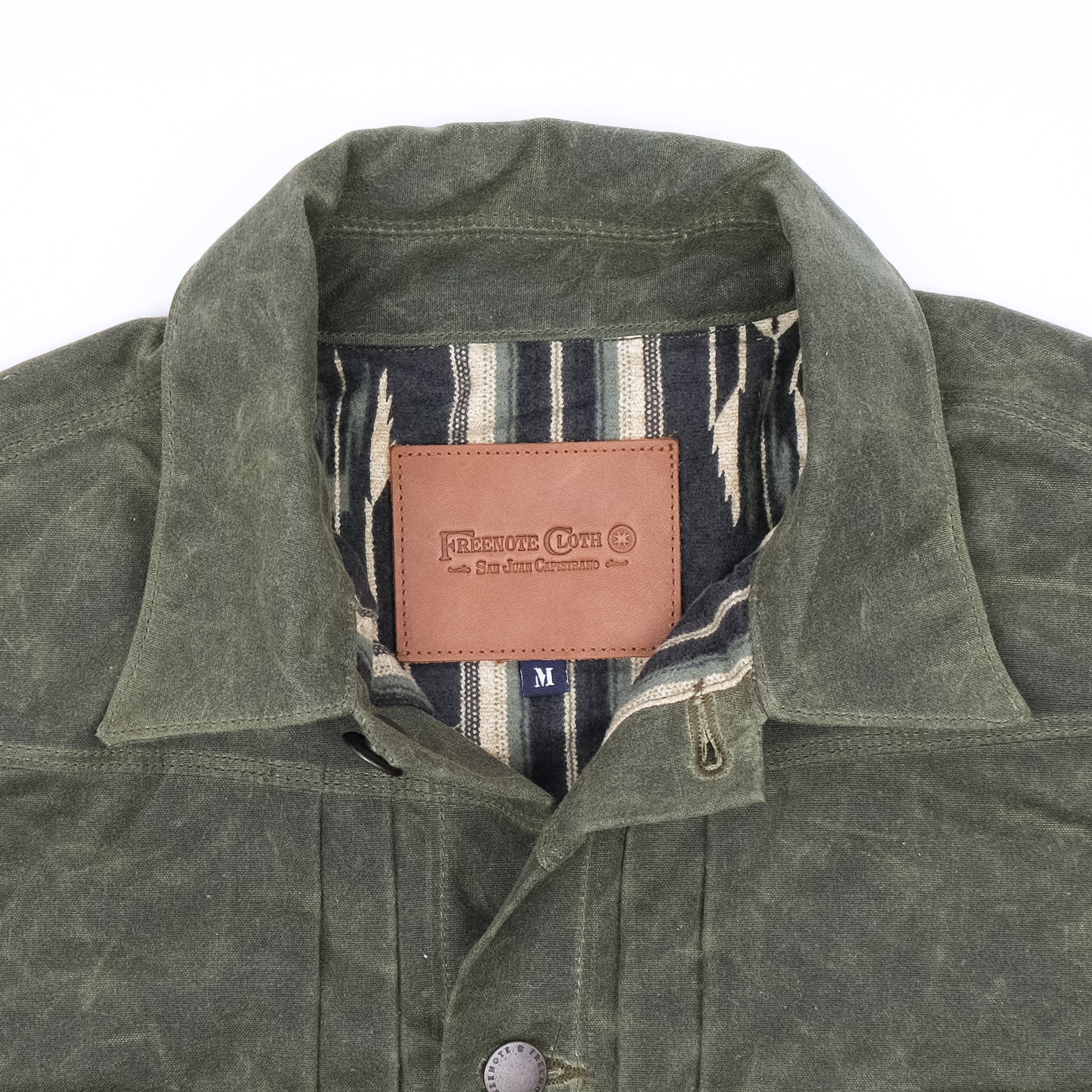 Riders Jacket Waxed Canvas <span> Olive</span>