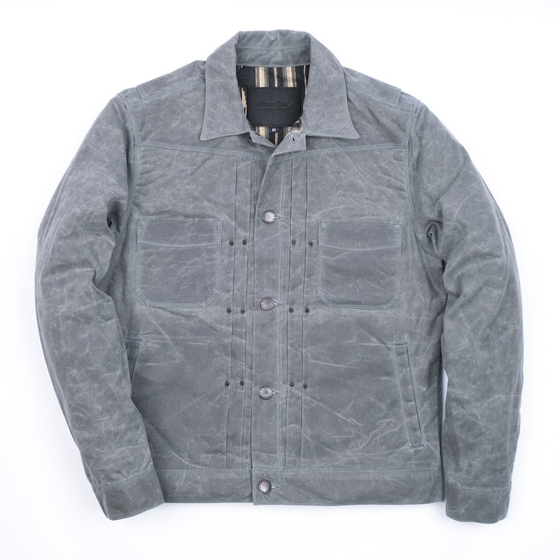 Riders Jacket Waxed Canvas <span> Charcoal</span>