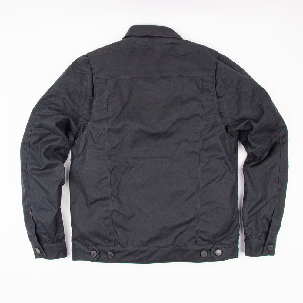 Riders Jacket Waxed Canvas | Black