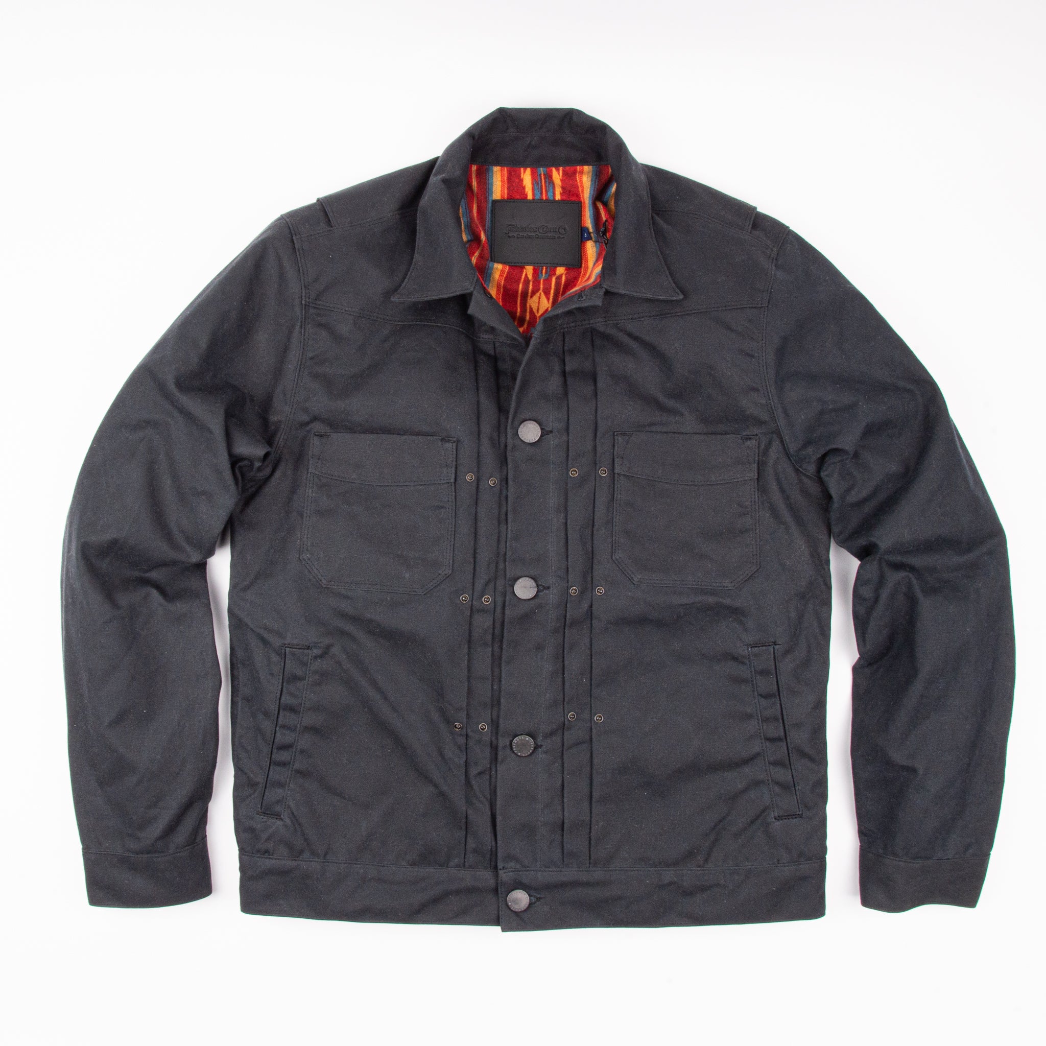 Riders Jacket Waxed Canvas | Black