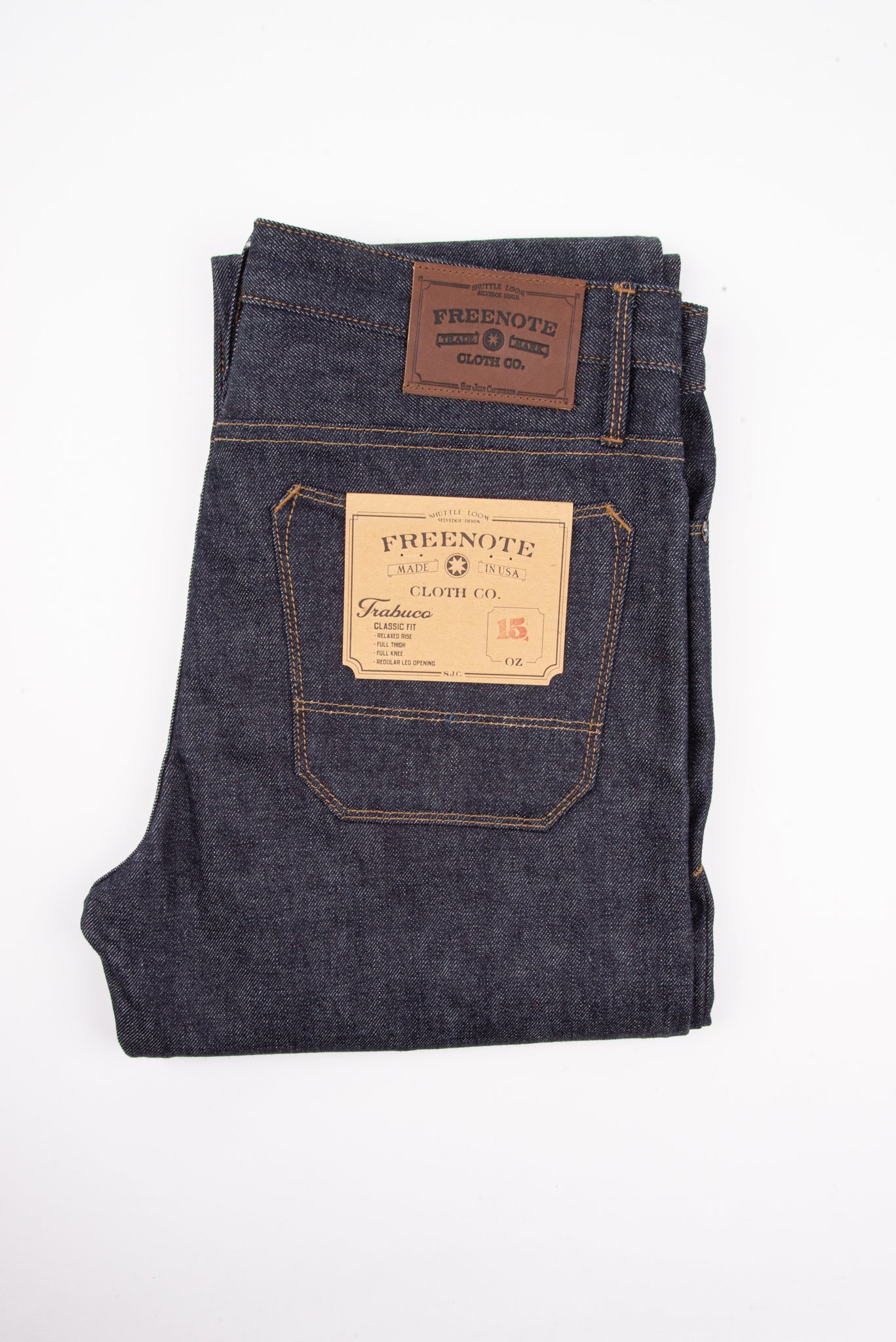 Trabuco Classic Straight <span> 15 Ounce Denim </span>