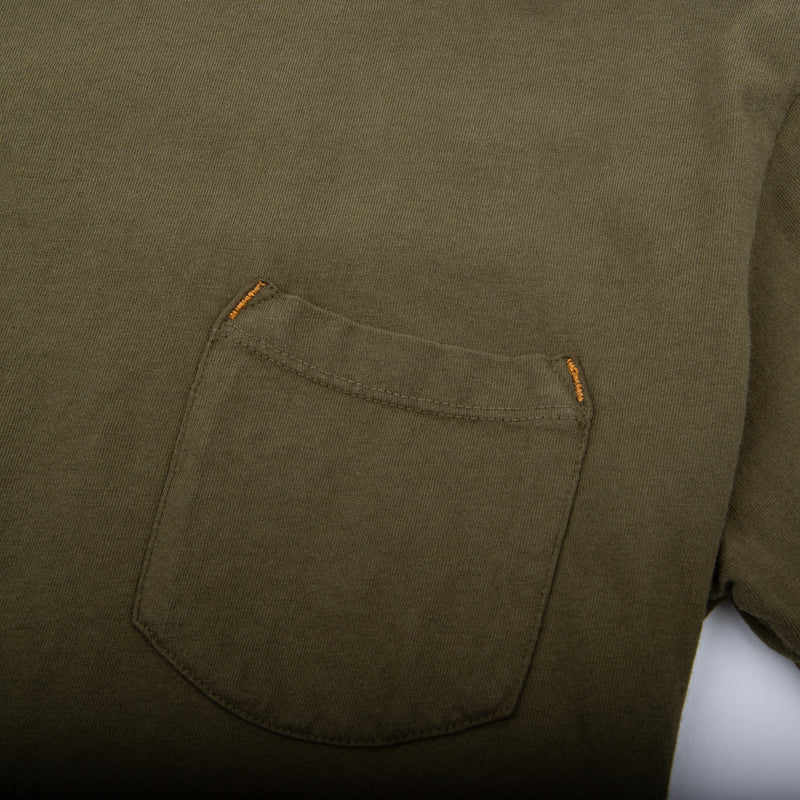 9 Ounce Pocket T-Shirt <span> Olive </span>