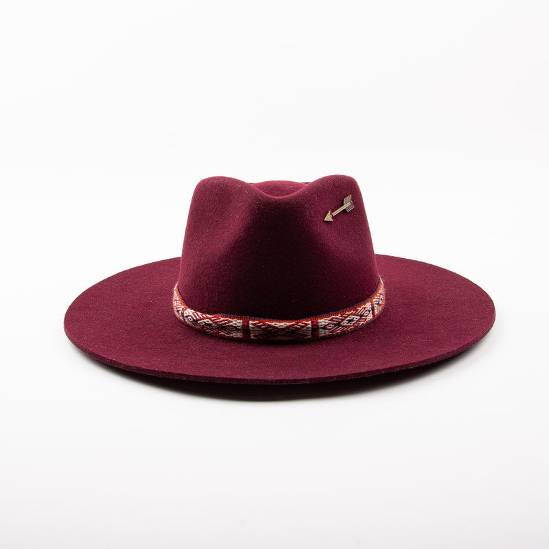 Hampui Teardop Hat <span> Maroon <span>
