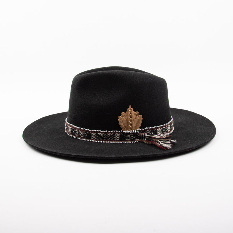 Hampui Teardop Hat <span> Black Western <span>