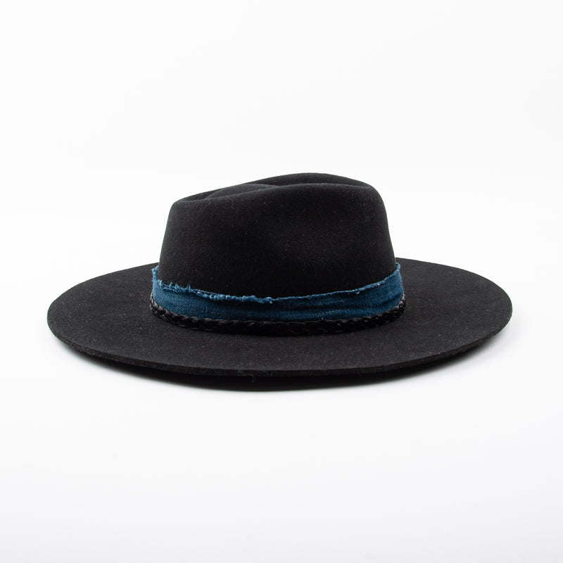 Hampui Teardop Hat <span> Black <span>