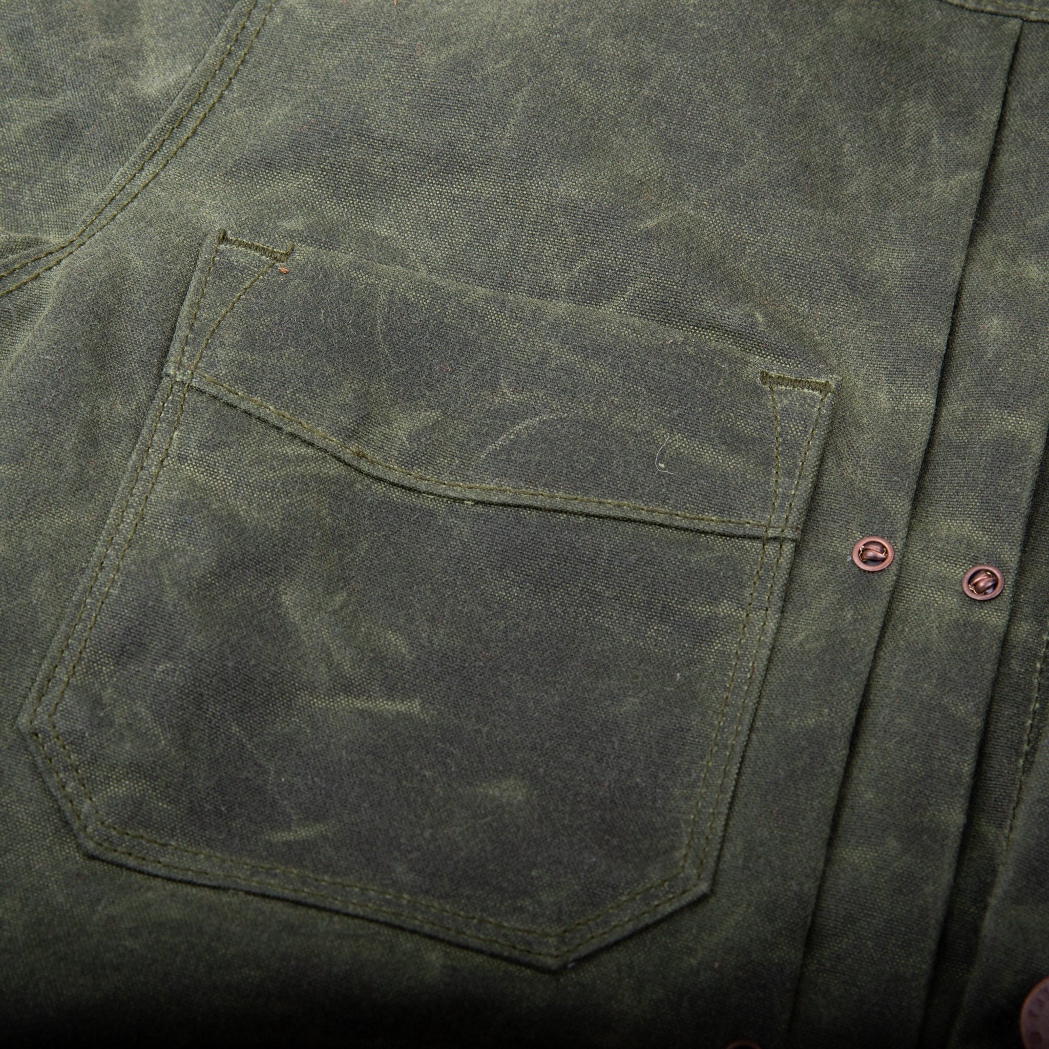 Riders Jacket Waxed Canvas <span> Olive</span>