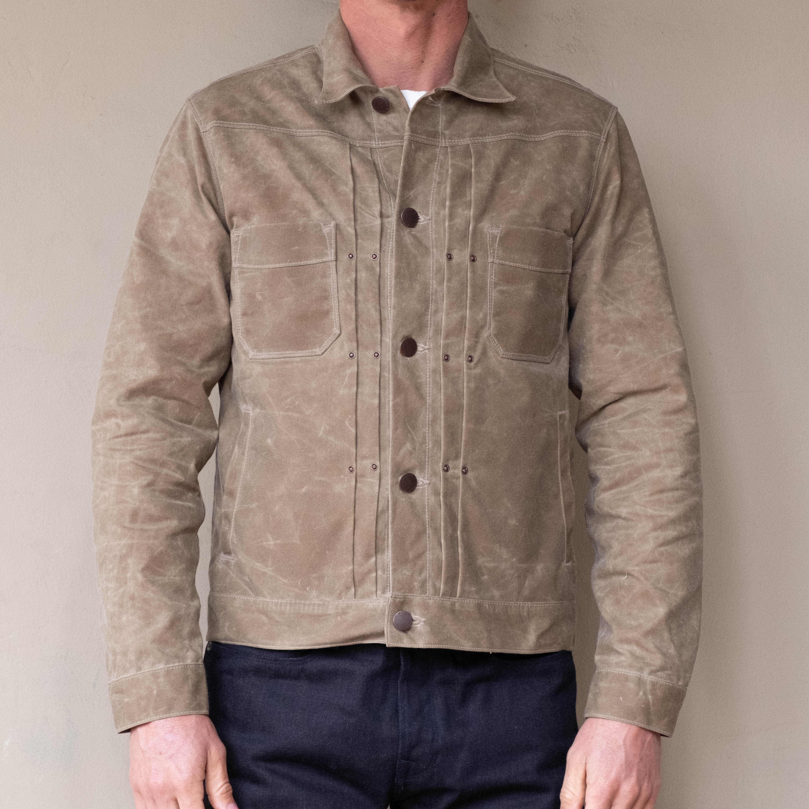 Waxed Canvas Utility Jacket Brown – Foreign Rider Co.