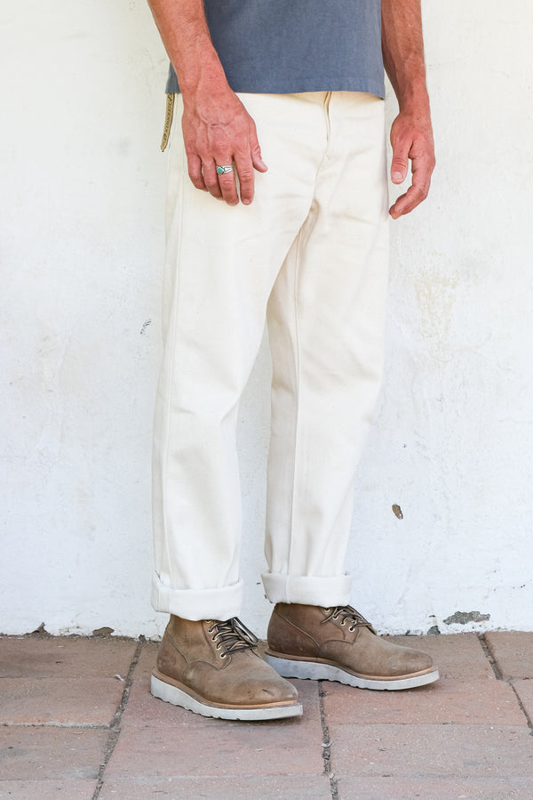 Belford Straight <span>14 Ounce Ecru Denim</span>