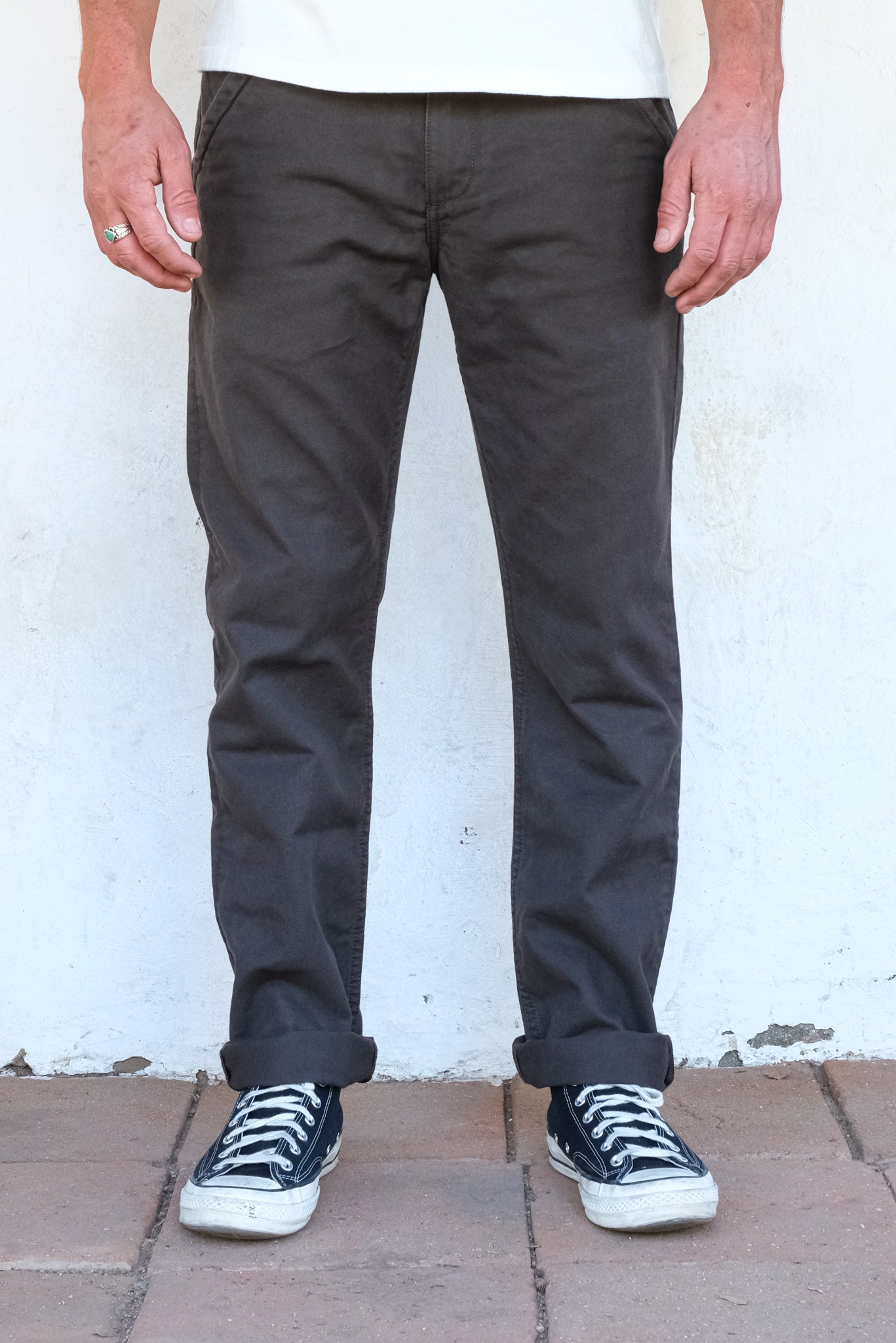 Workers Chino Slim Fit <span> Bark</span>