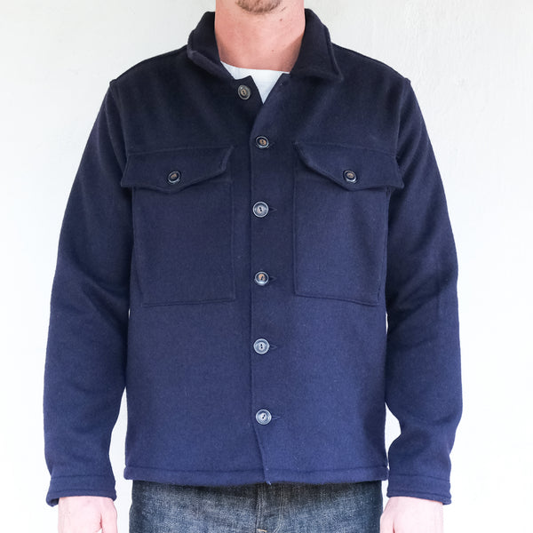 Midway Wool CPO <span> Navy </span>