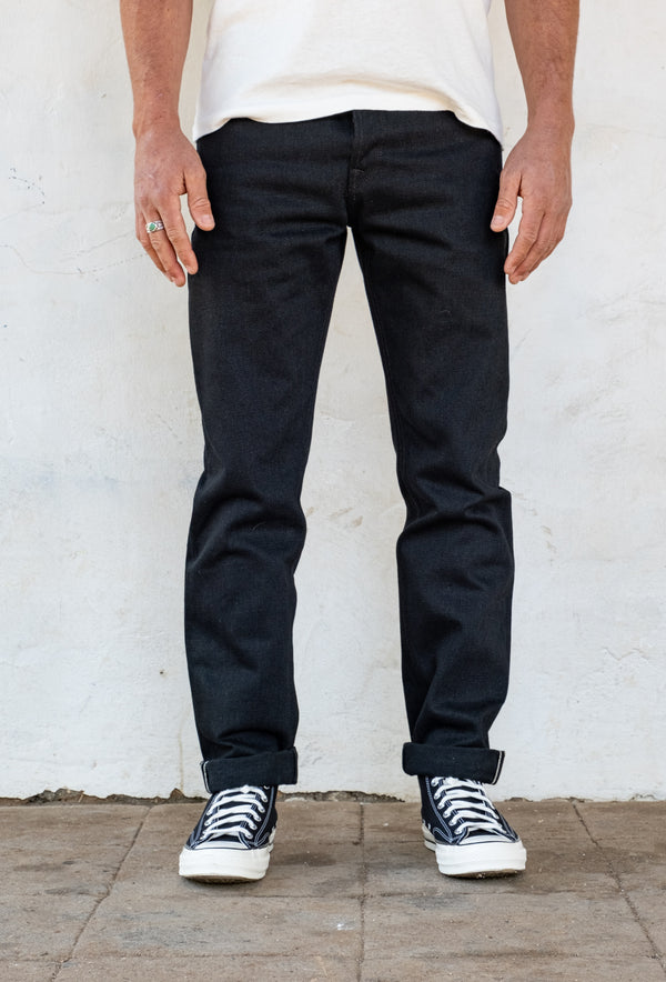 Portola Classic Taper <span> 17 ounce Black Denim </span>