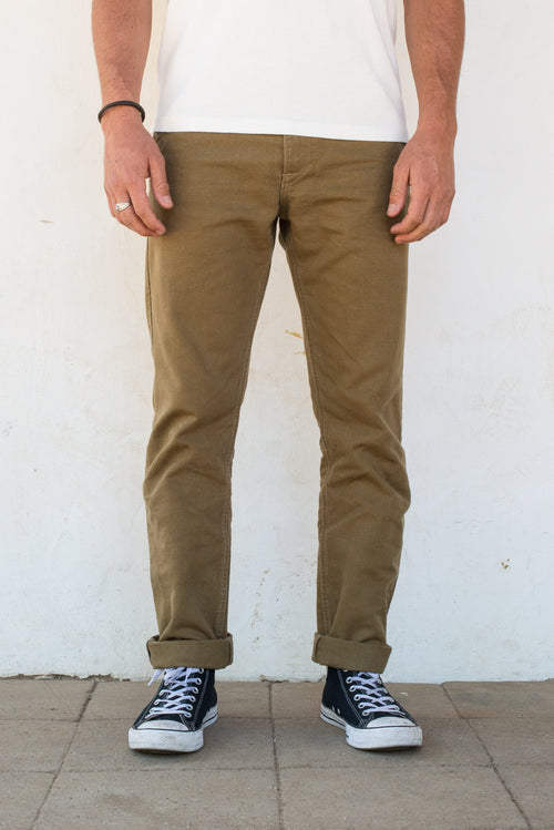 Workers Chino Slim Fit | 14 Ounce Slub Tan