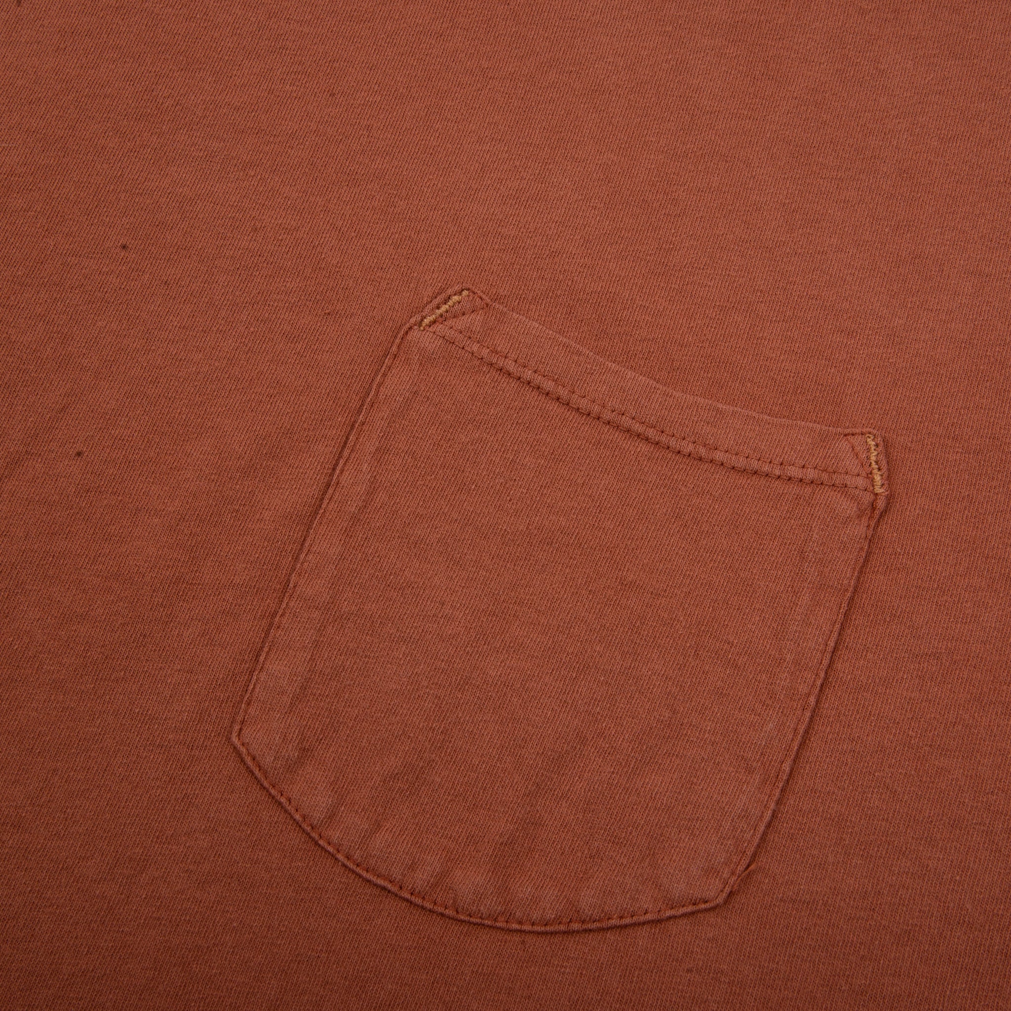 9 Ounce Pocket T-Shirt <span> Rust </span>