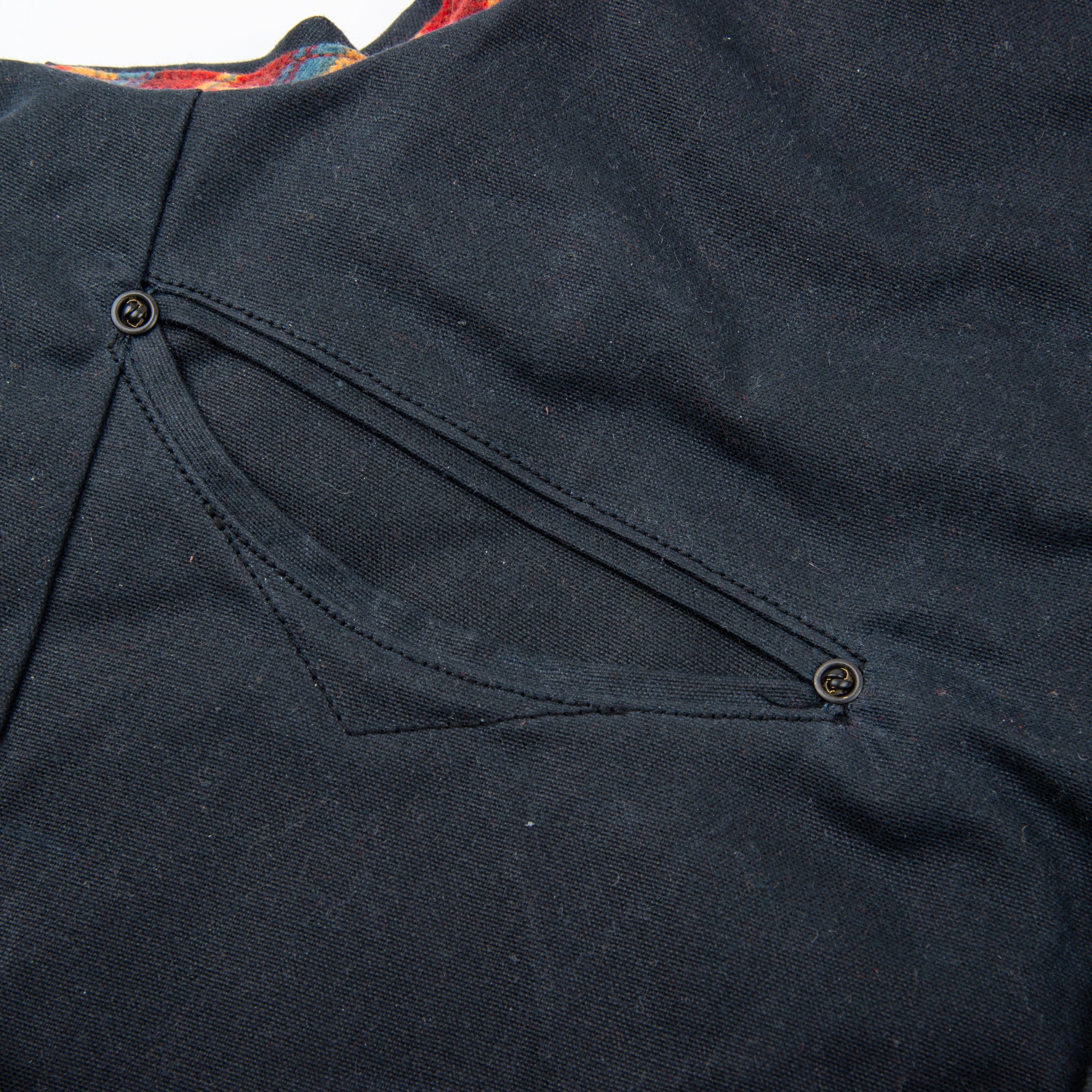 Calico Vest Waxed Canvas <span> Black </span>