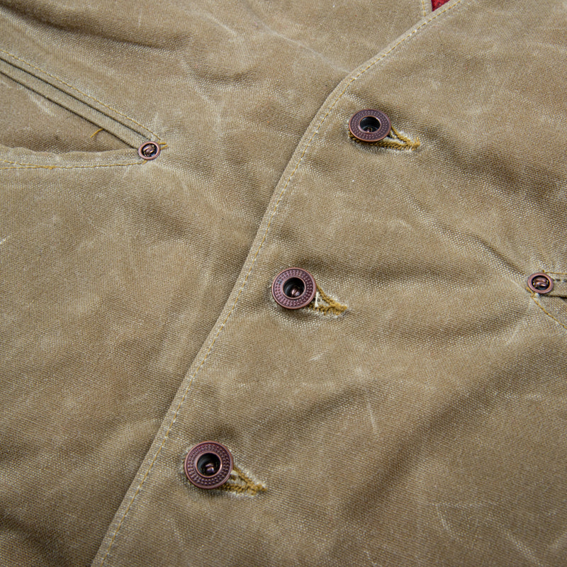 Calico Vest Waxed Canvas <span> Tobacco </span>