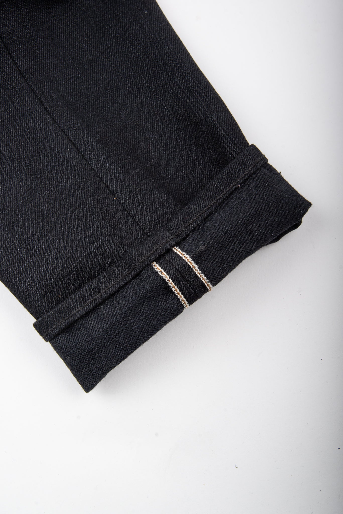 Samurai Jeans S710NBKII 17oz Color-Fast Black x Black Selvedge Jeans –