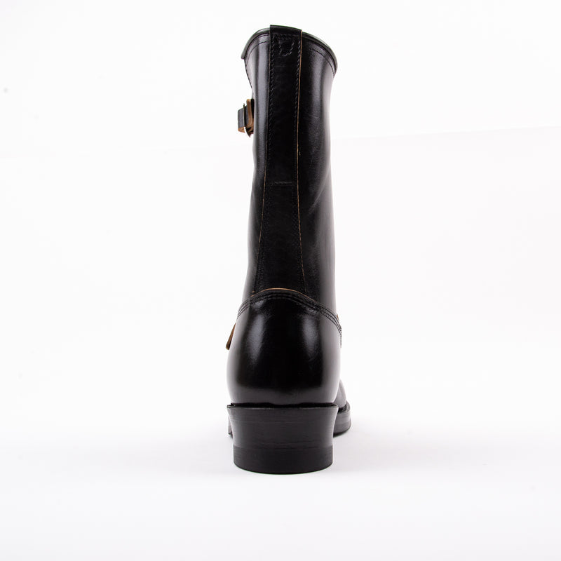 John Lofgren Wabash Engineer Boots<span> Shinki Hikaku Horsebutt Black</span>