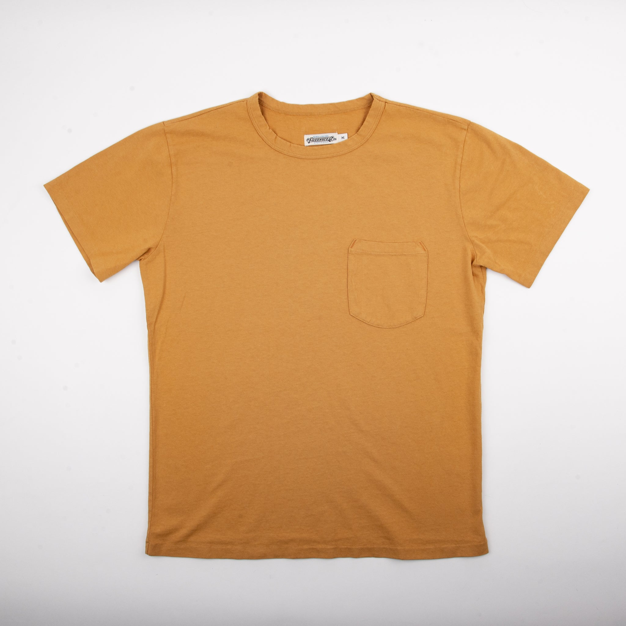 9 Ounce Pocket T-Shirt <span> Mustard </span>