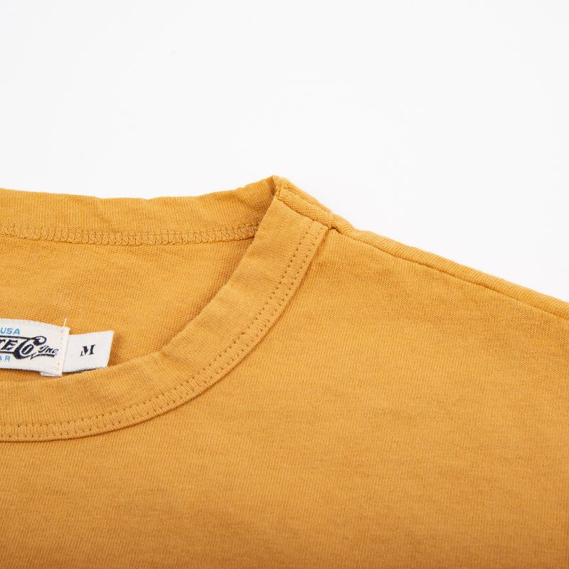 9 Ounce Pocket T-Shirt <span> Mustard </span>