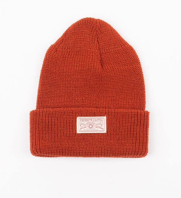 KNIT BEANIE <span> RUST </span>