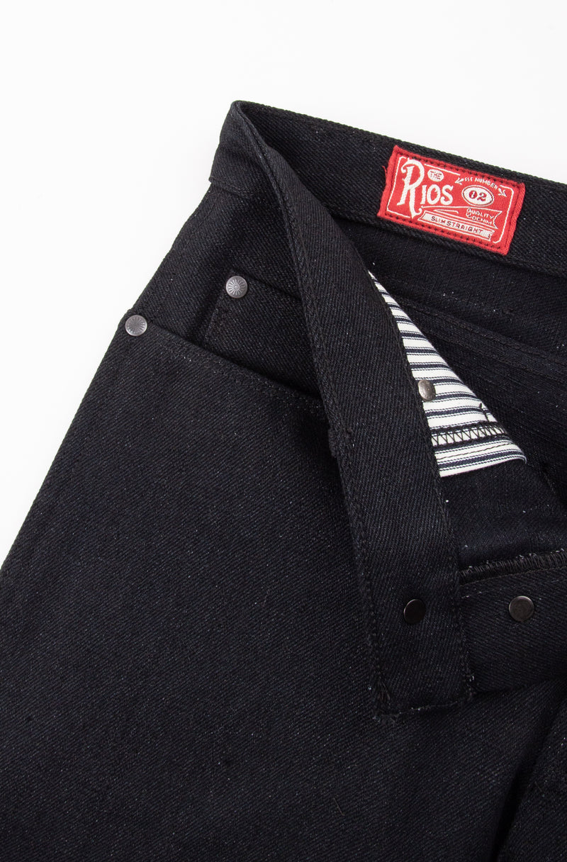 Rios <span>Raw 17 ounce Black Denim</span>