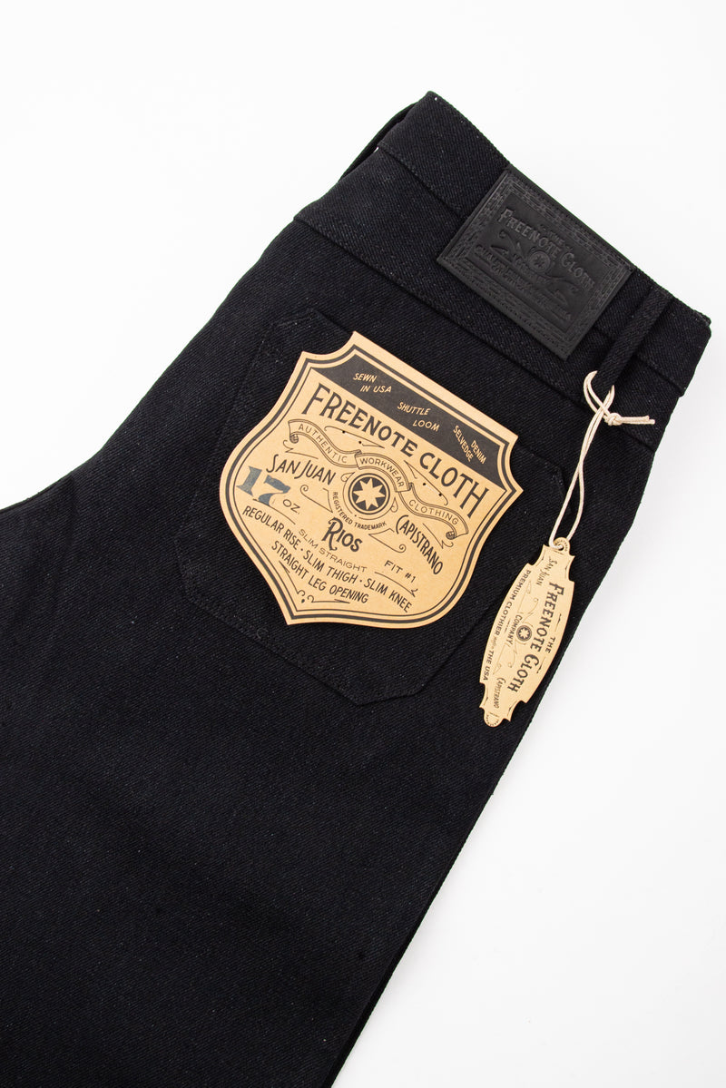 Rios <span>Raw 17 ounce Black Denim</span>