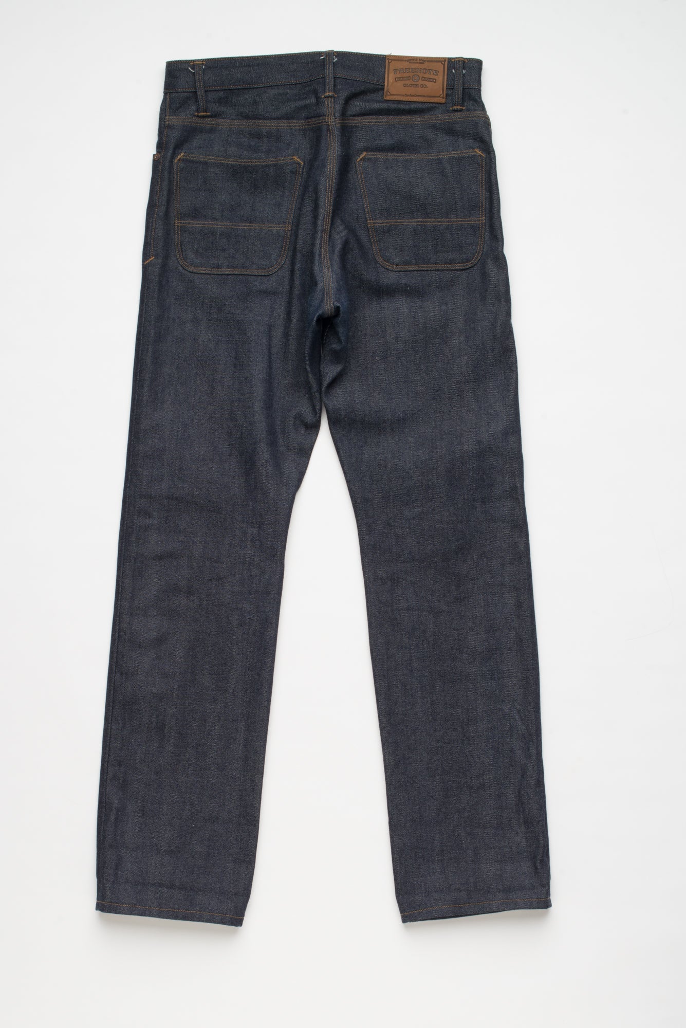 Belford Straight Raw 15 Ounce Indigo Denim Back