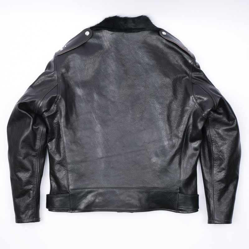 Himel Bros x Freenote Cloth Beck 333 Grizzly Jacket <span> Black Horsehide </span>