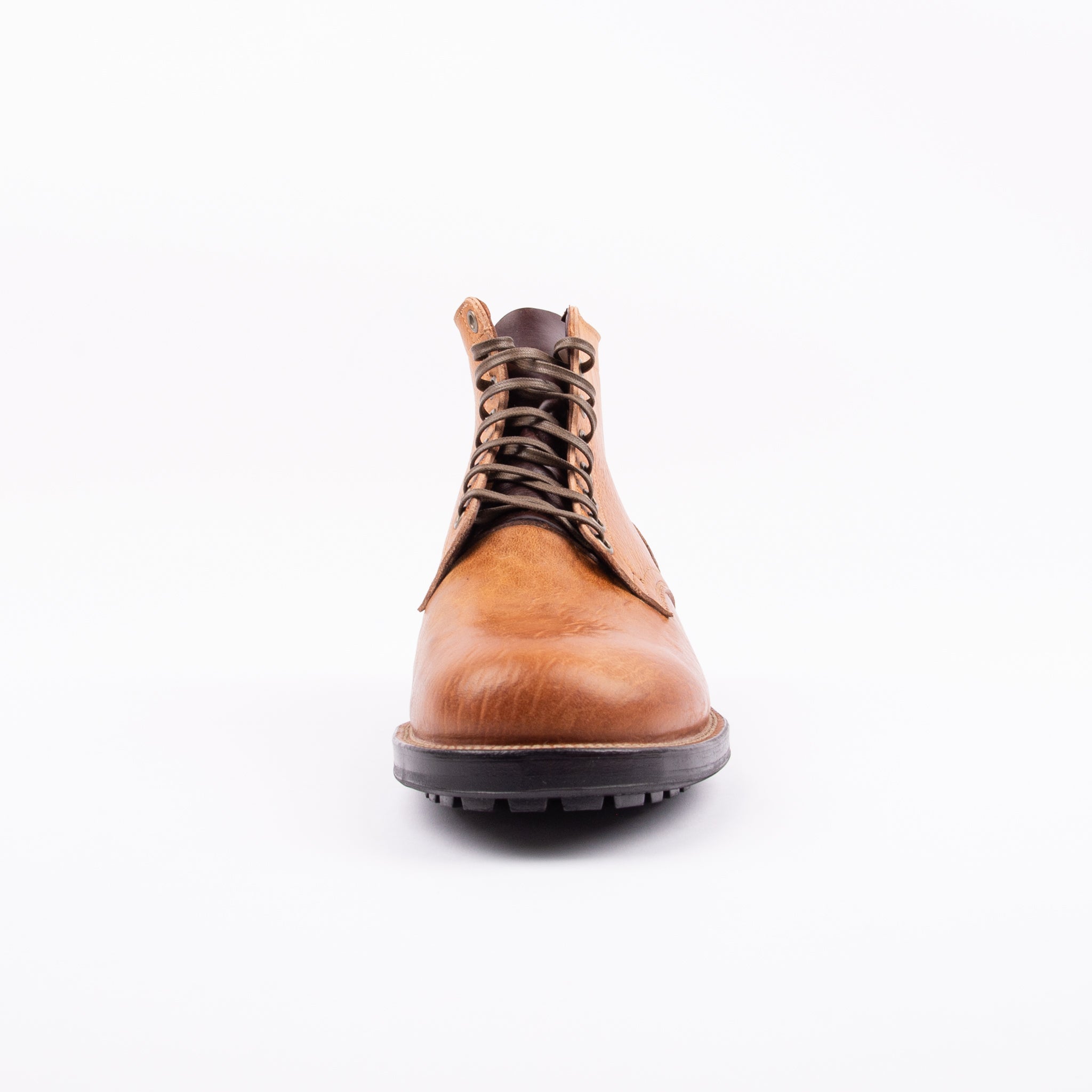 FREENOTE CLOTH X VIBERG SERVICE BOOT SHINKI COGNAC SHRUNKEN HORSEBUTT