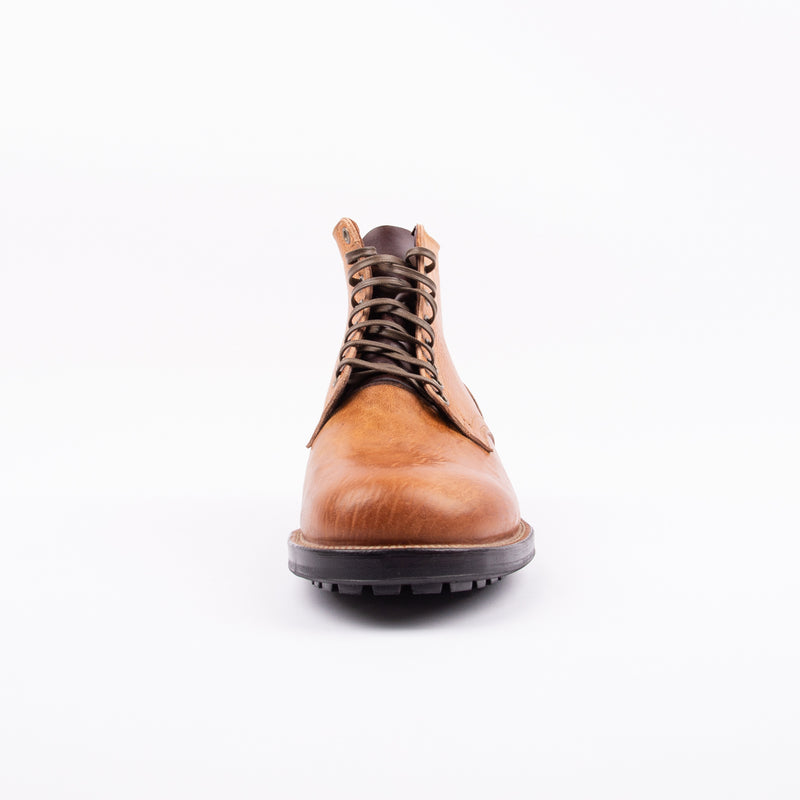 FREENOTE CLOTH X VIBERG SERVICE BOOT <span> SHINKI COGNAC SHRUNKEN HORSEBUTT </span>